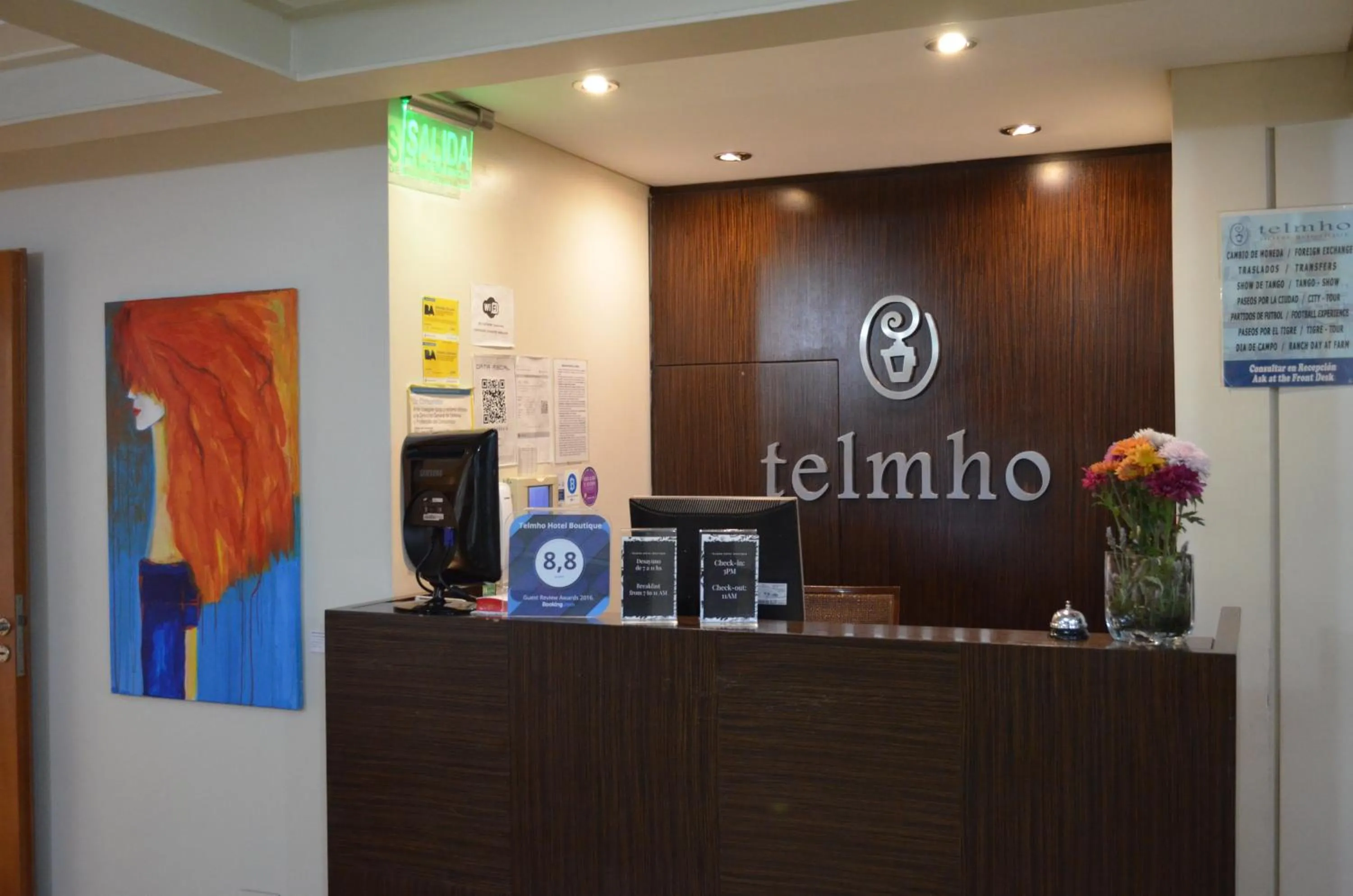 Lobby or reception in Telmho Hotel Boutique