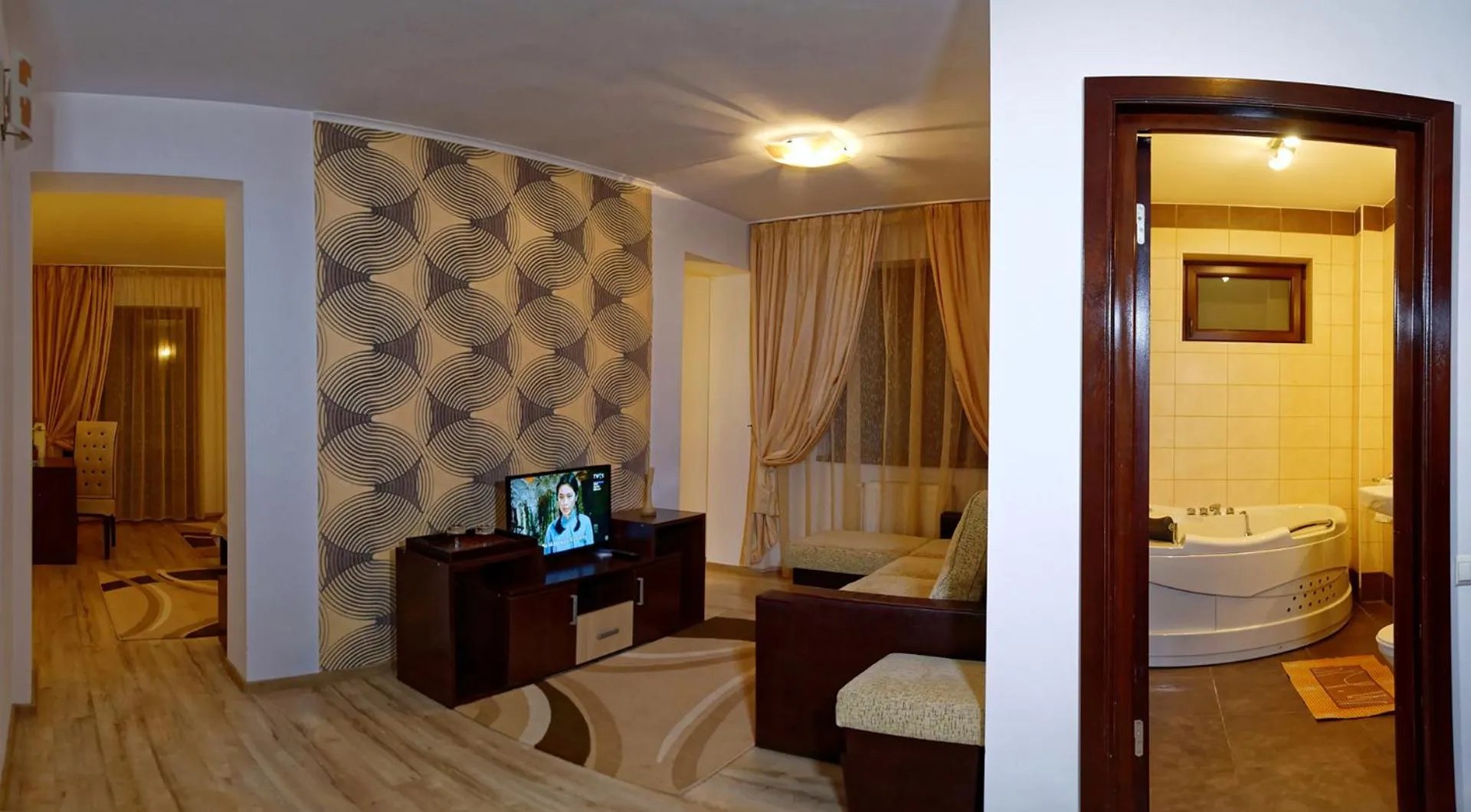 Living room, Bed in Hotel boutique Garden Resort by Brancoveanu