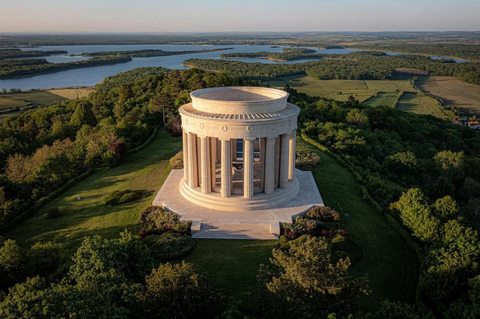 Bird's eye view in Logis Hotel de la Gare Bird's eye view in Logis Hotel de la Gare