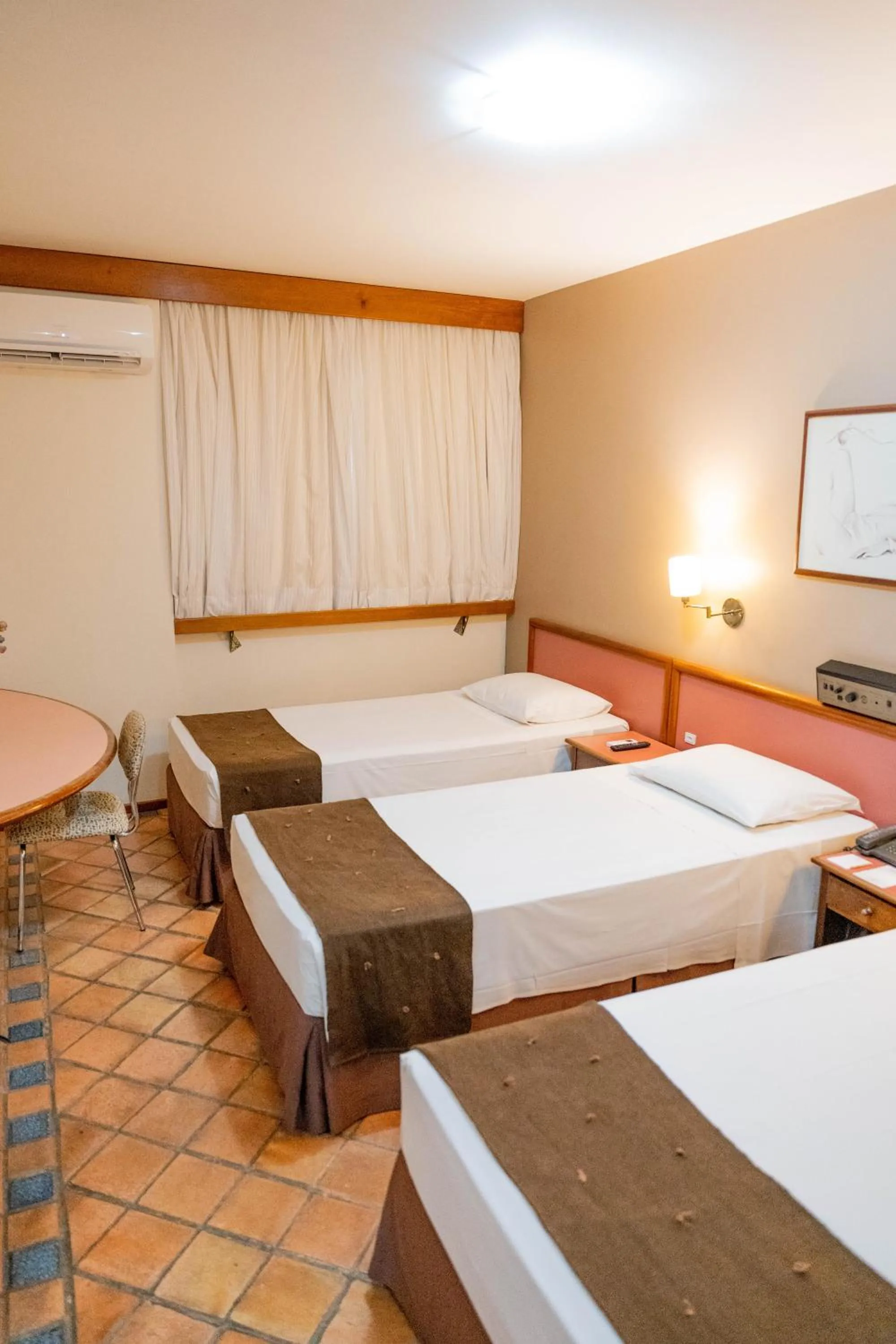 Bed in Black Stream Hotel