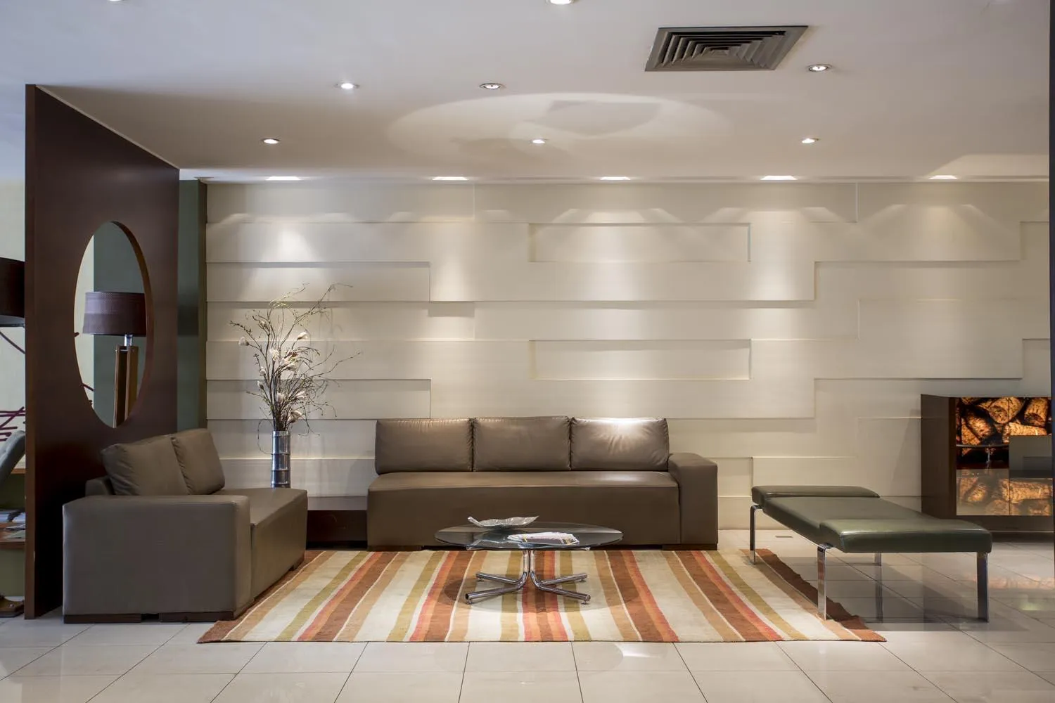 Seating area in Black Stream Hotel