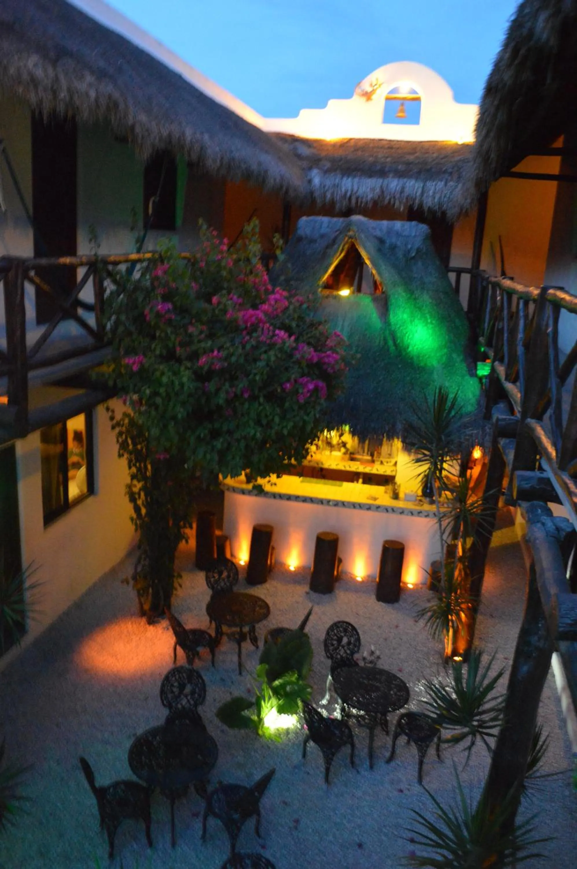 Patio in Lo Nuestro Petit Hotel Tulum
