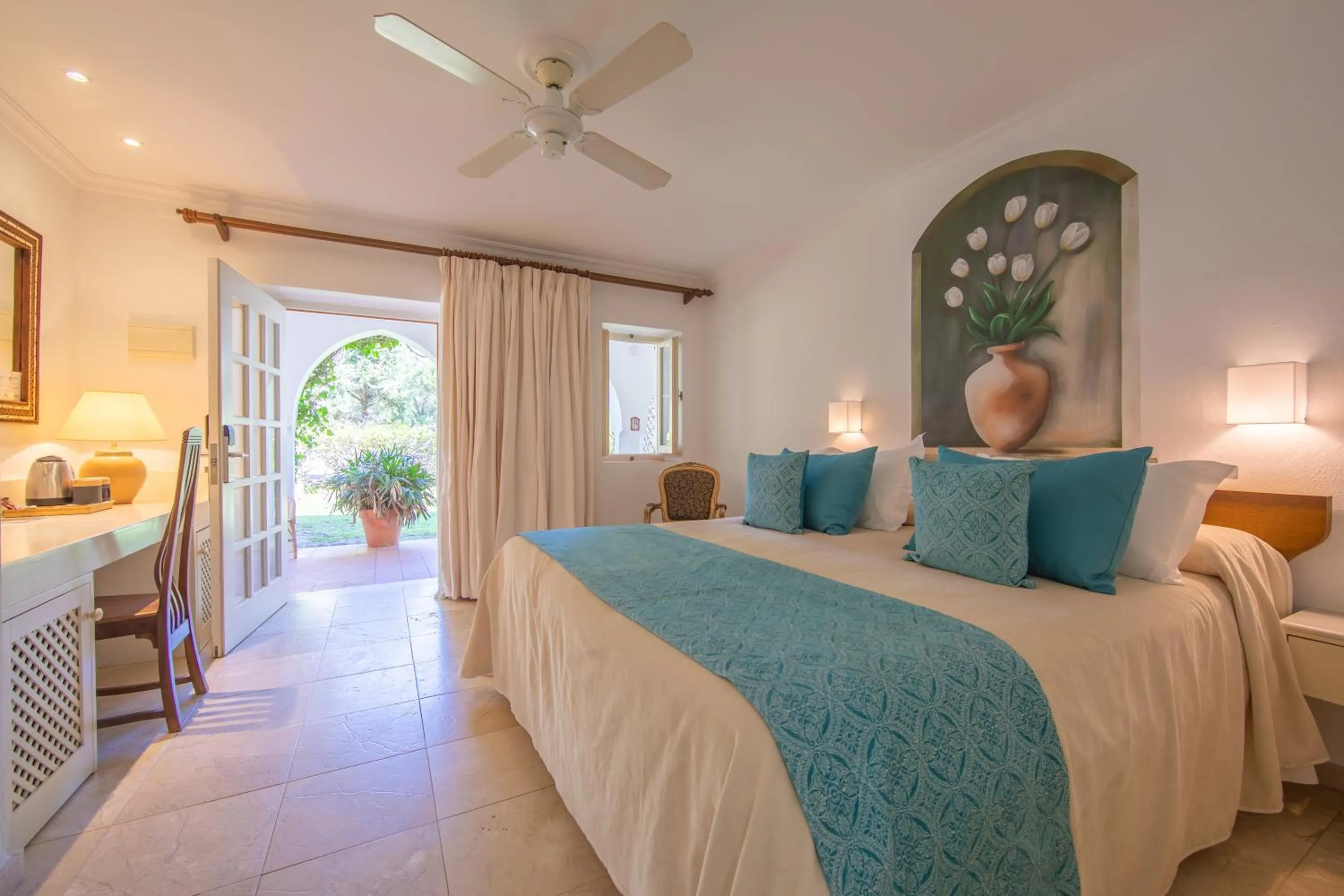 Bed in Hurricane Beach Hotel