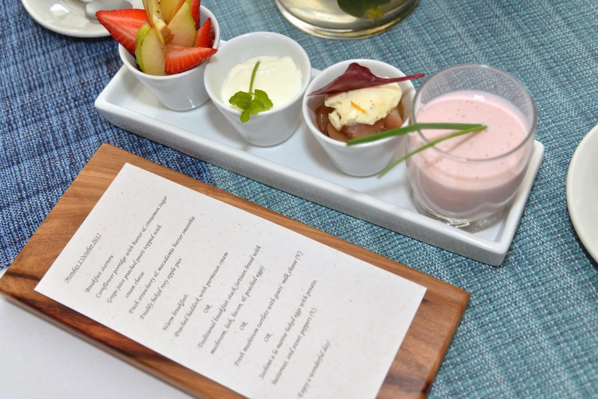 Food close-up in 7 on Marine