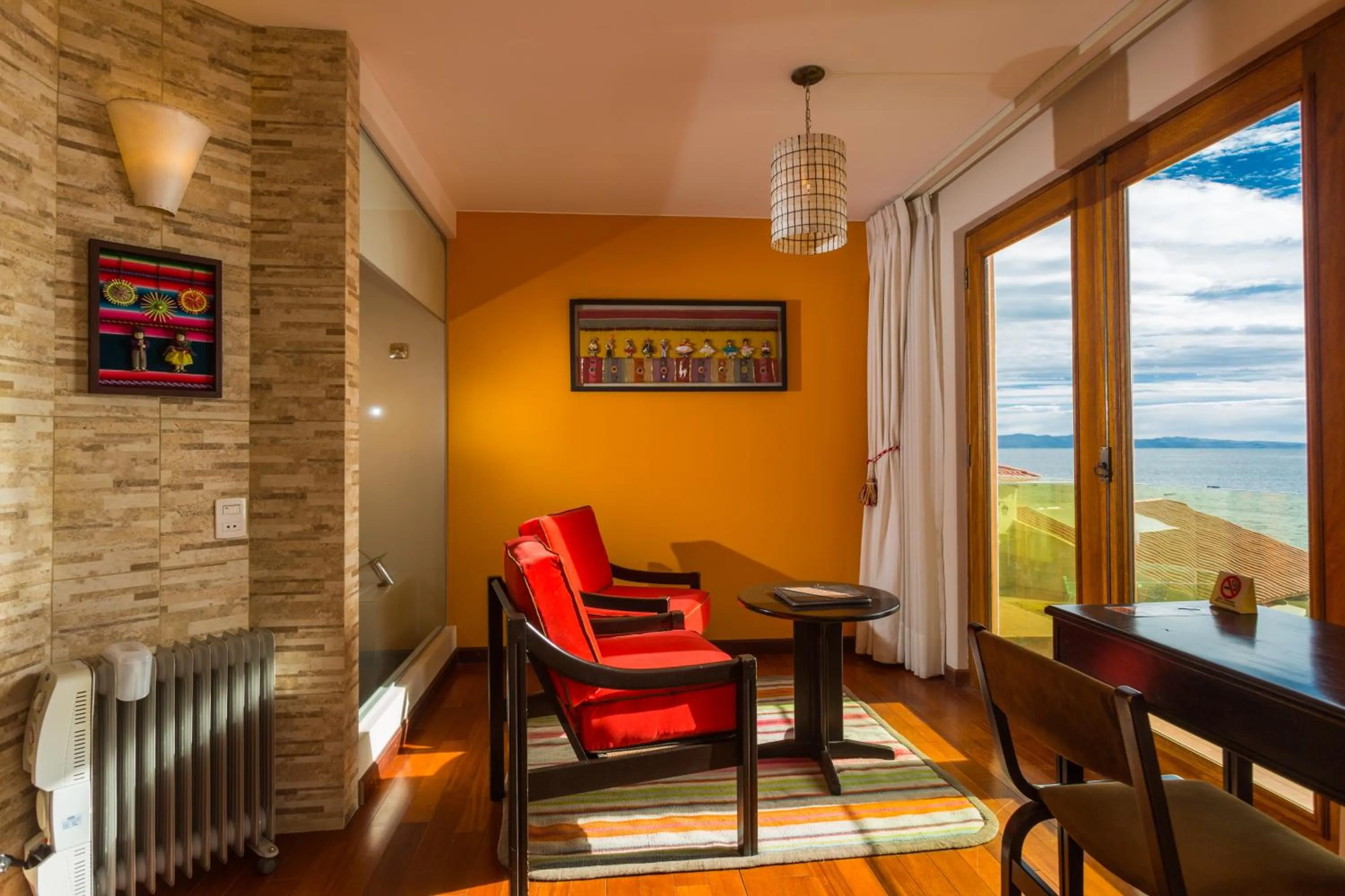 Balcony/Terrace in Hotel Rosario Lago Titicaca