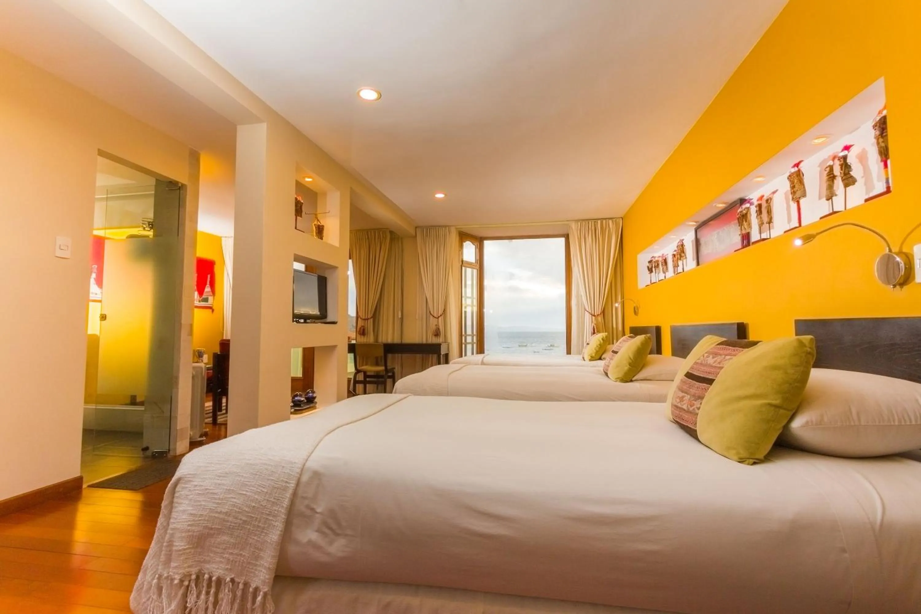 Bedroom, Bed in Hotel Rosario Lago Titicaca