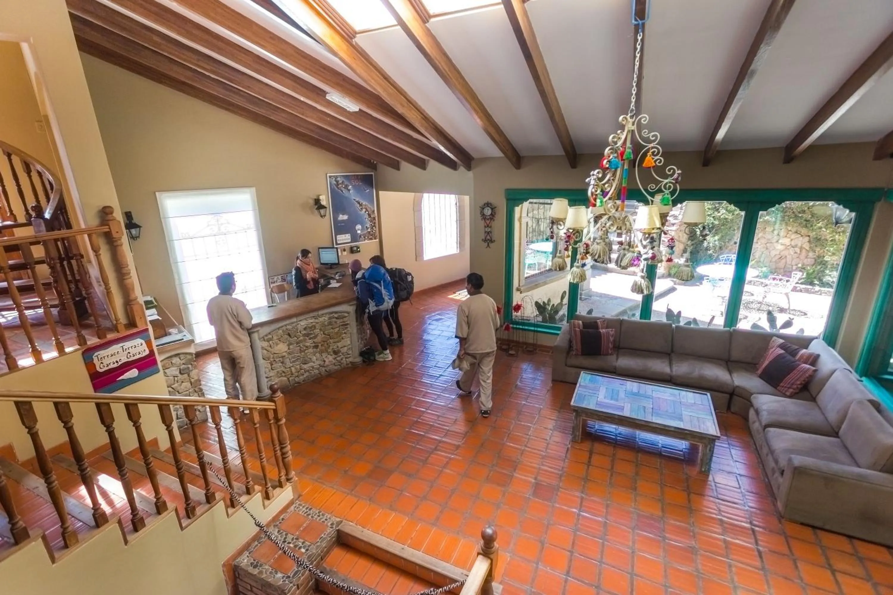 Staff in Hotel Rosario Lago Titicaca