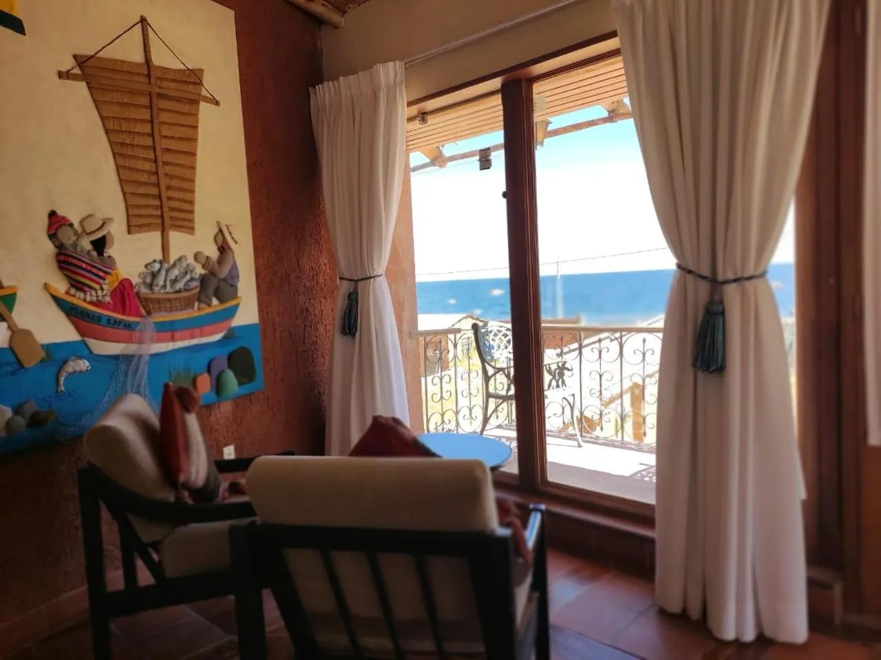 Balcony/Terrace in Hotel Rosario Lago Titicaca