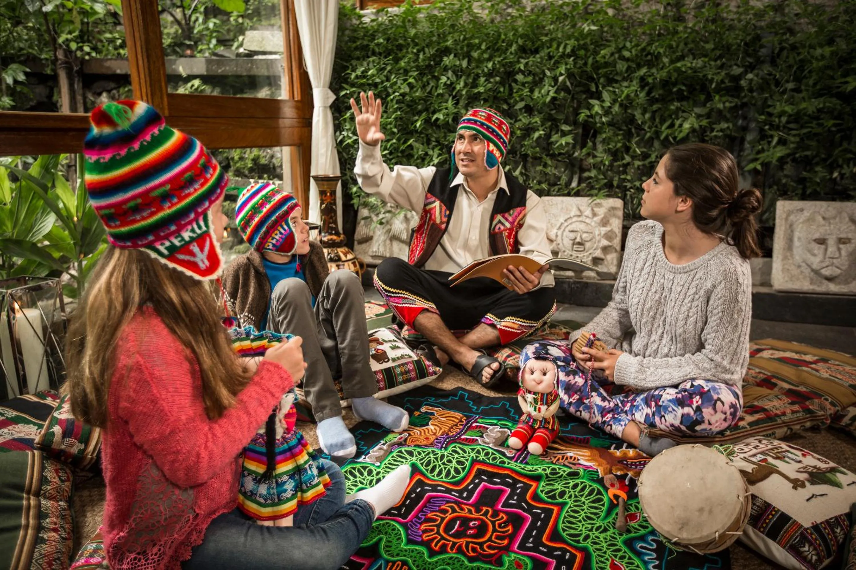 People in Sumaq Machu Picchu Hotel