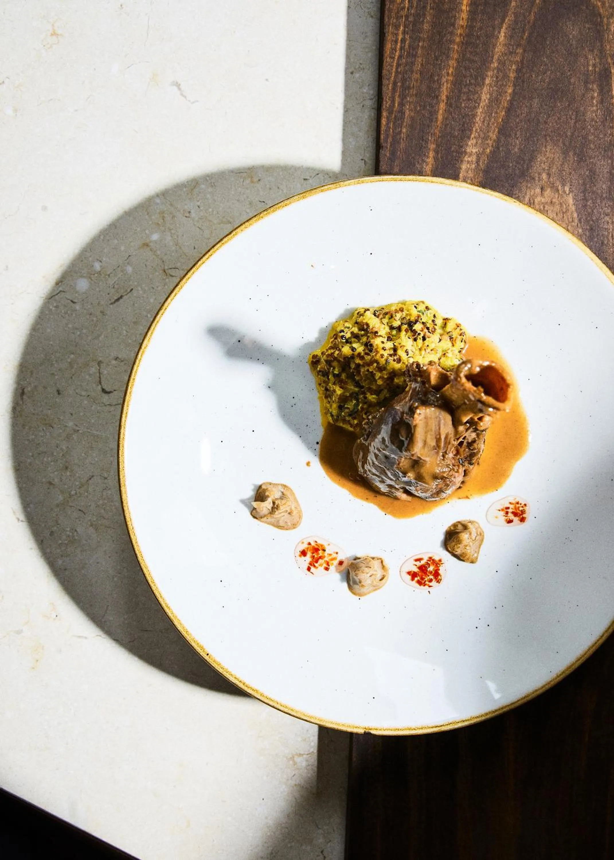 Food close-up in Sumaq Machu Picchu Hotel