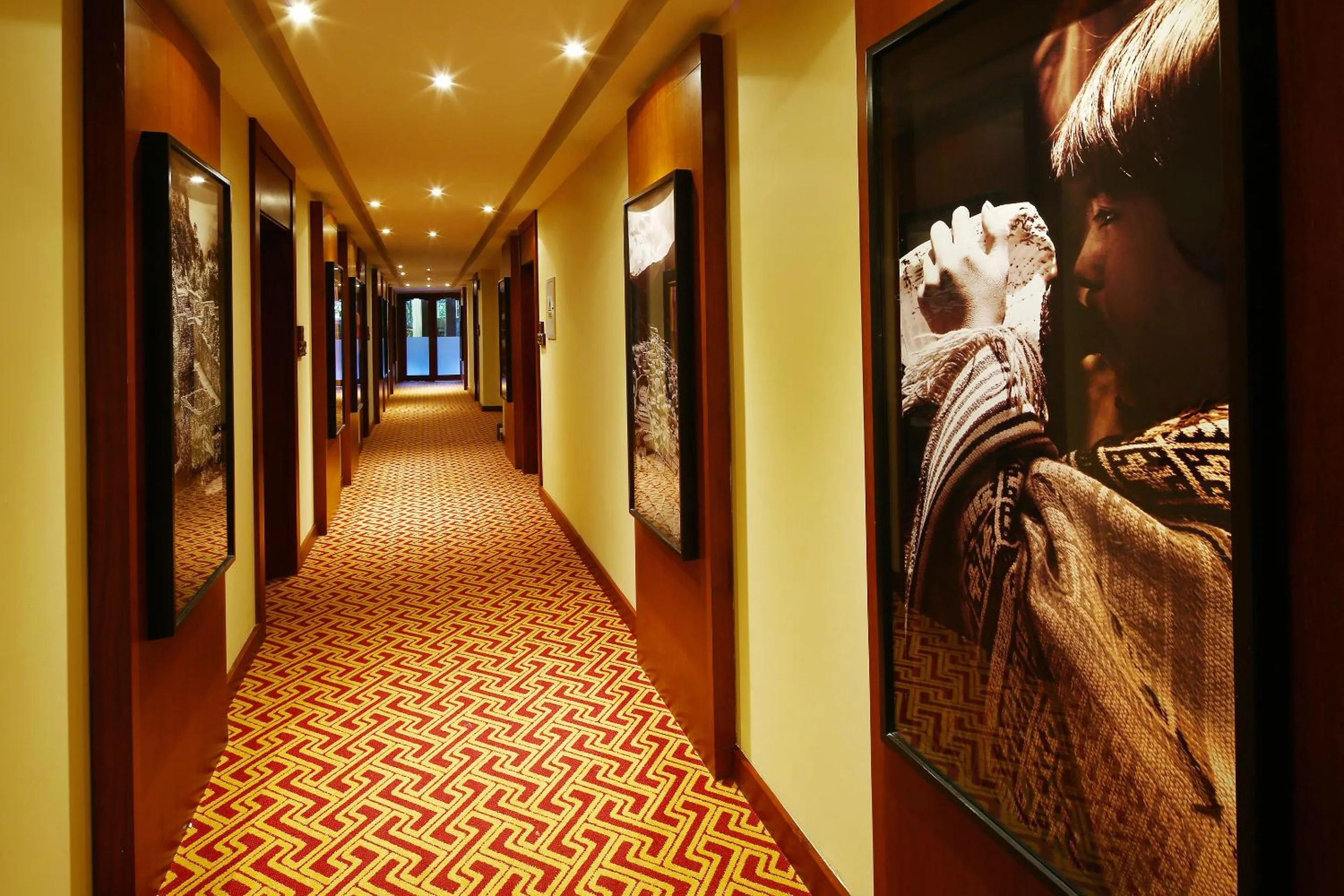 Living room in Sumaq Machu Picchu Hotel