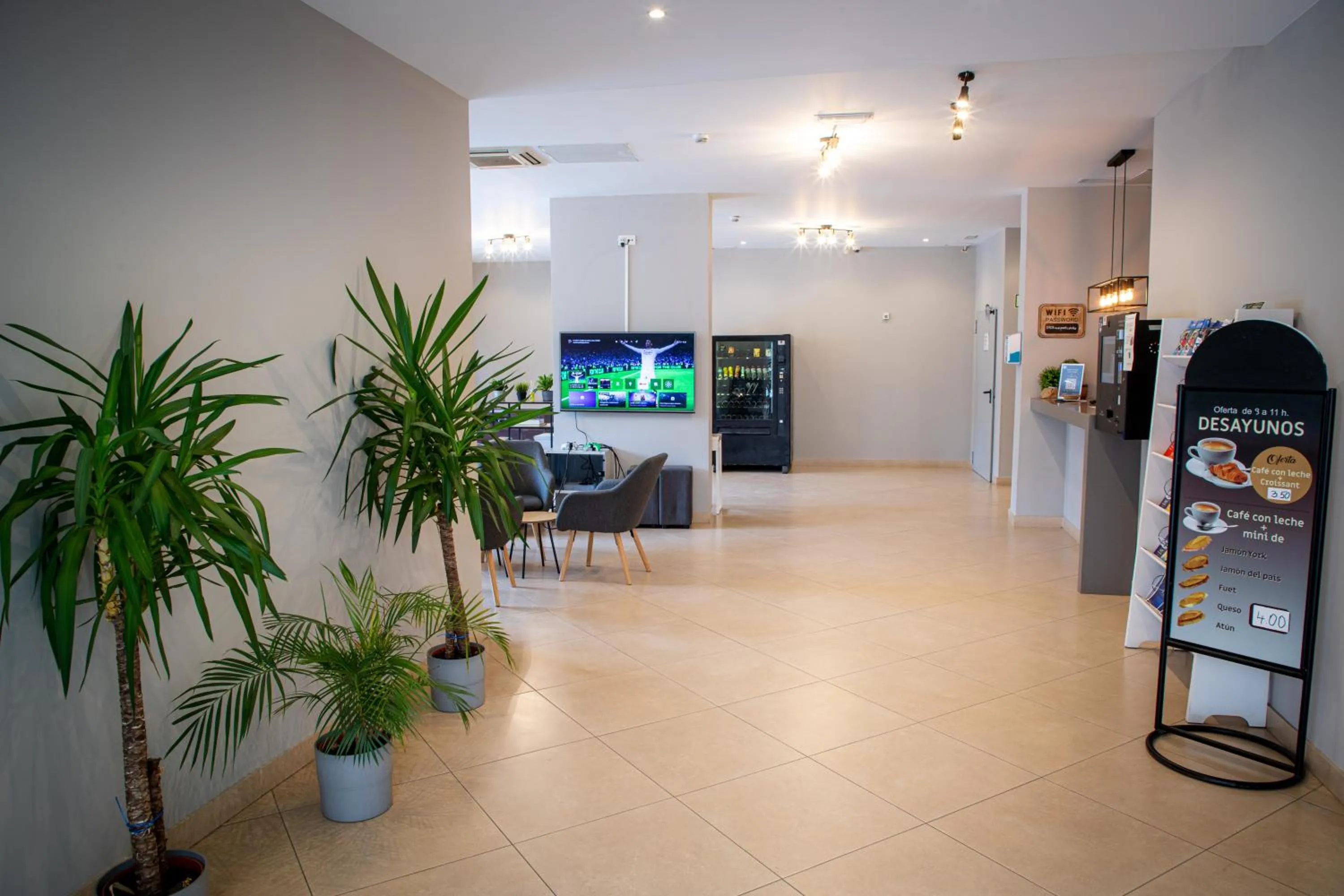 Lobby or reception in Apartamentos Comfort Calella