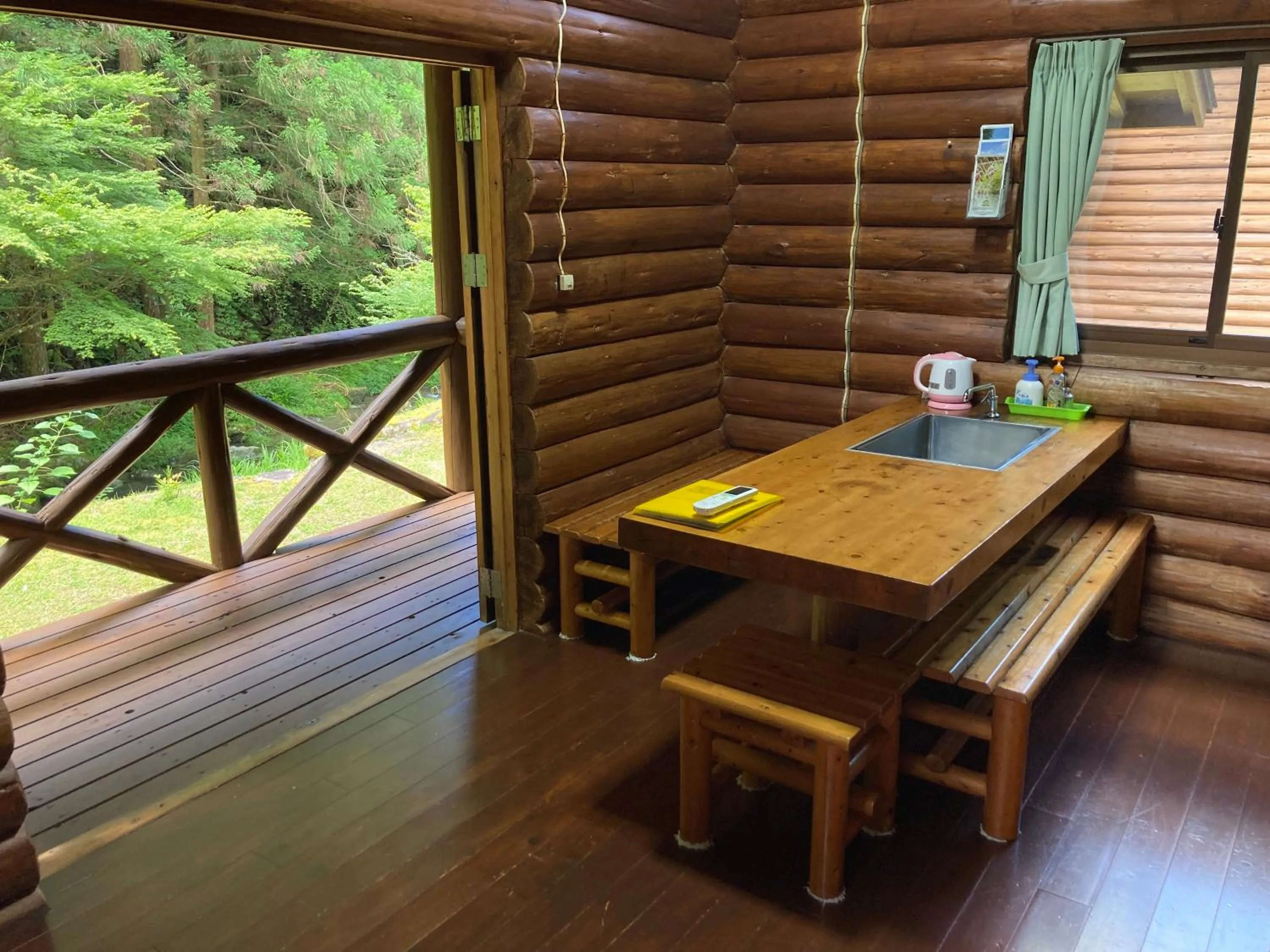 Mountain view in Nature Resort in Shimanto