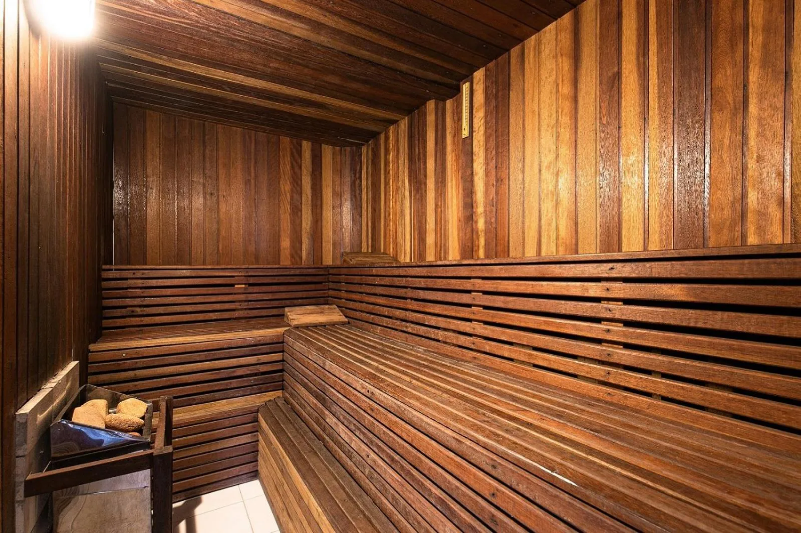 Sauna in Hotel Flat Petras Residence