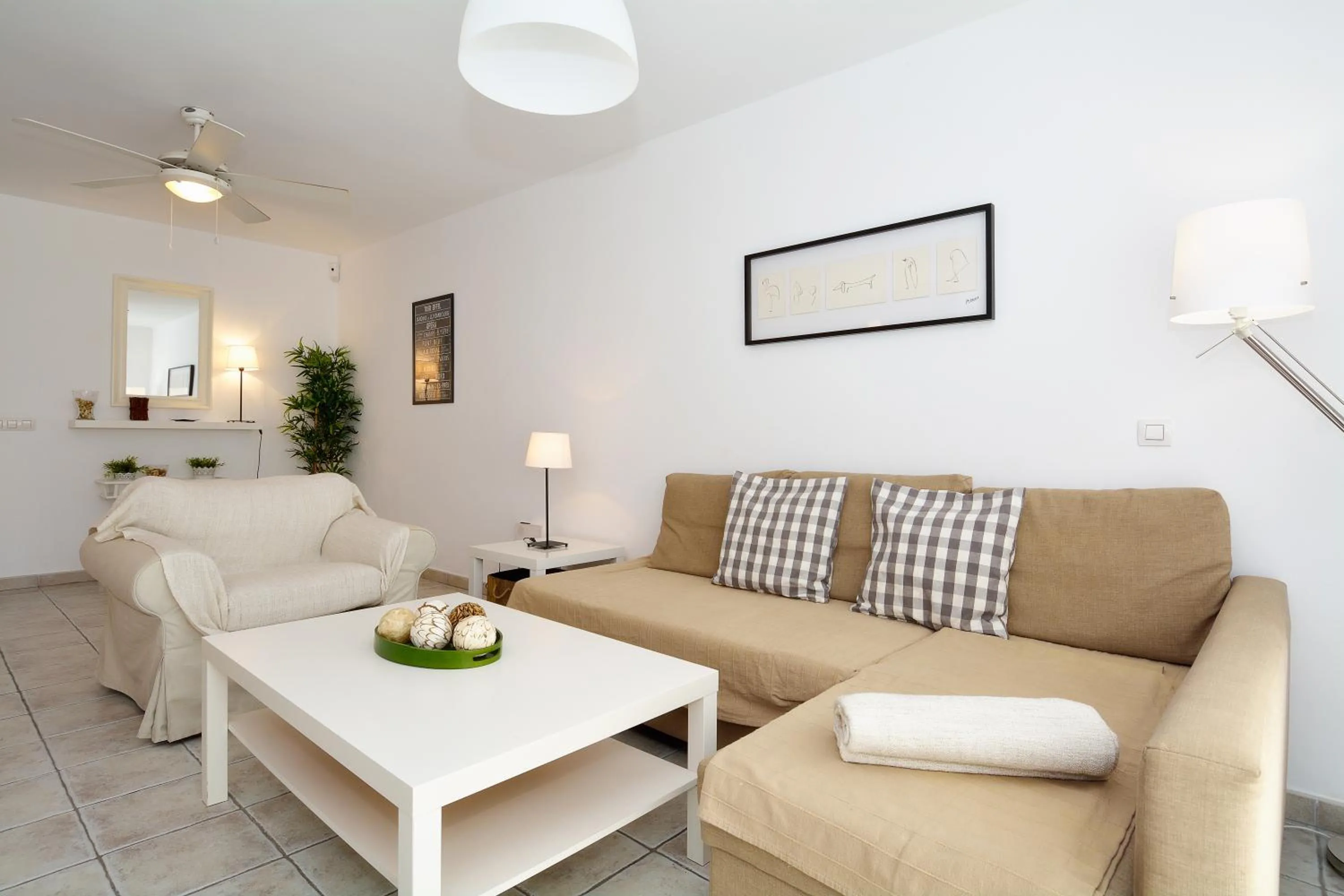 Living room in Villa Yucas