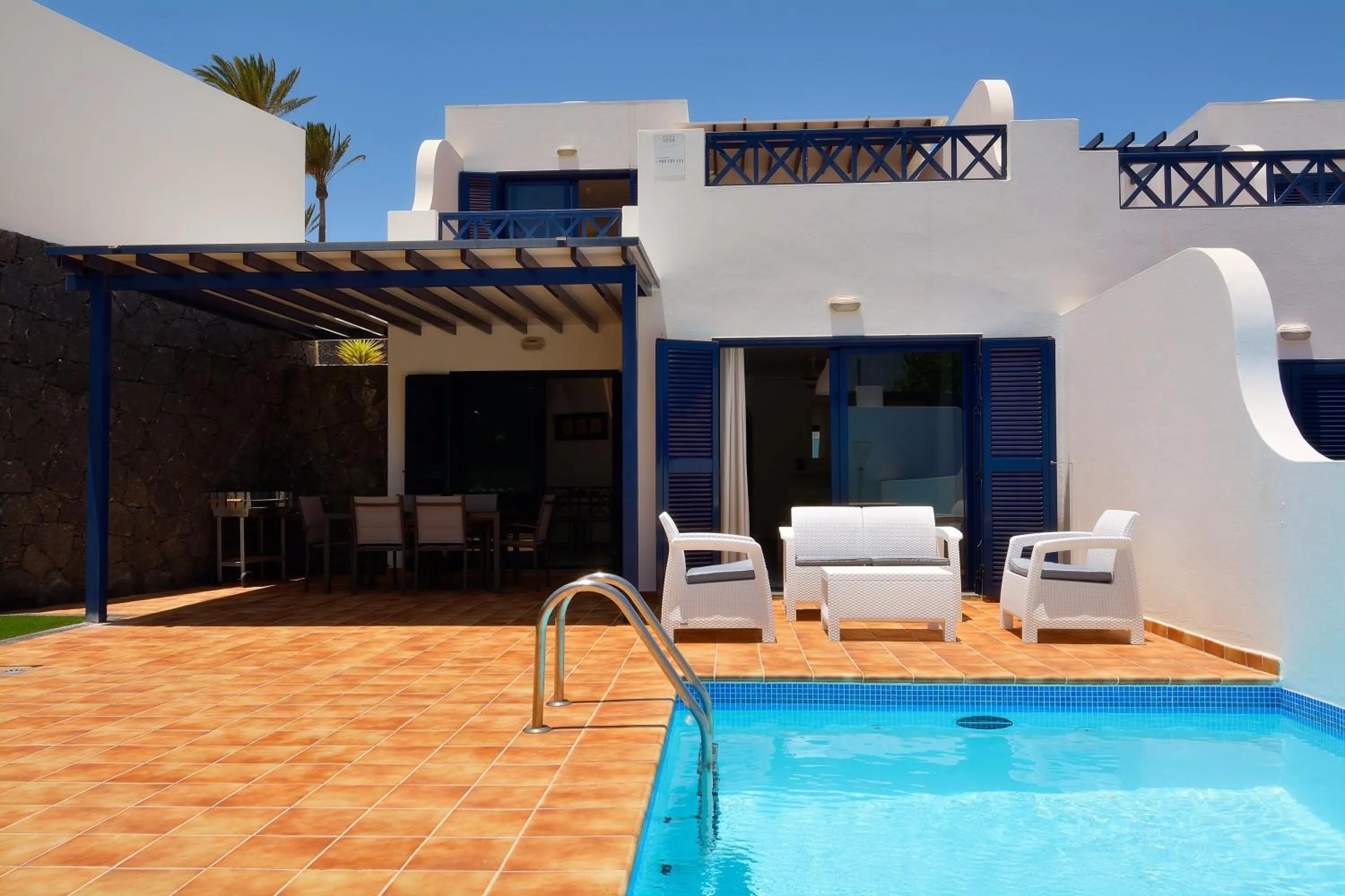 Balcony/Terrace in Villa Yucas