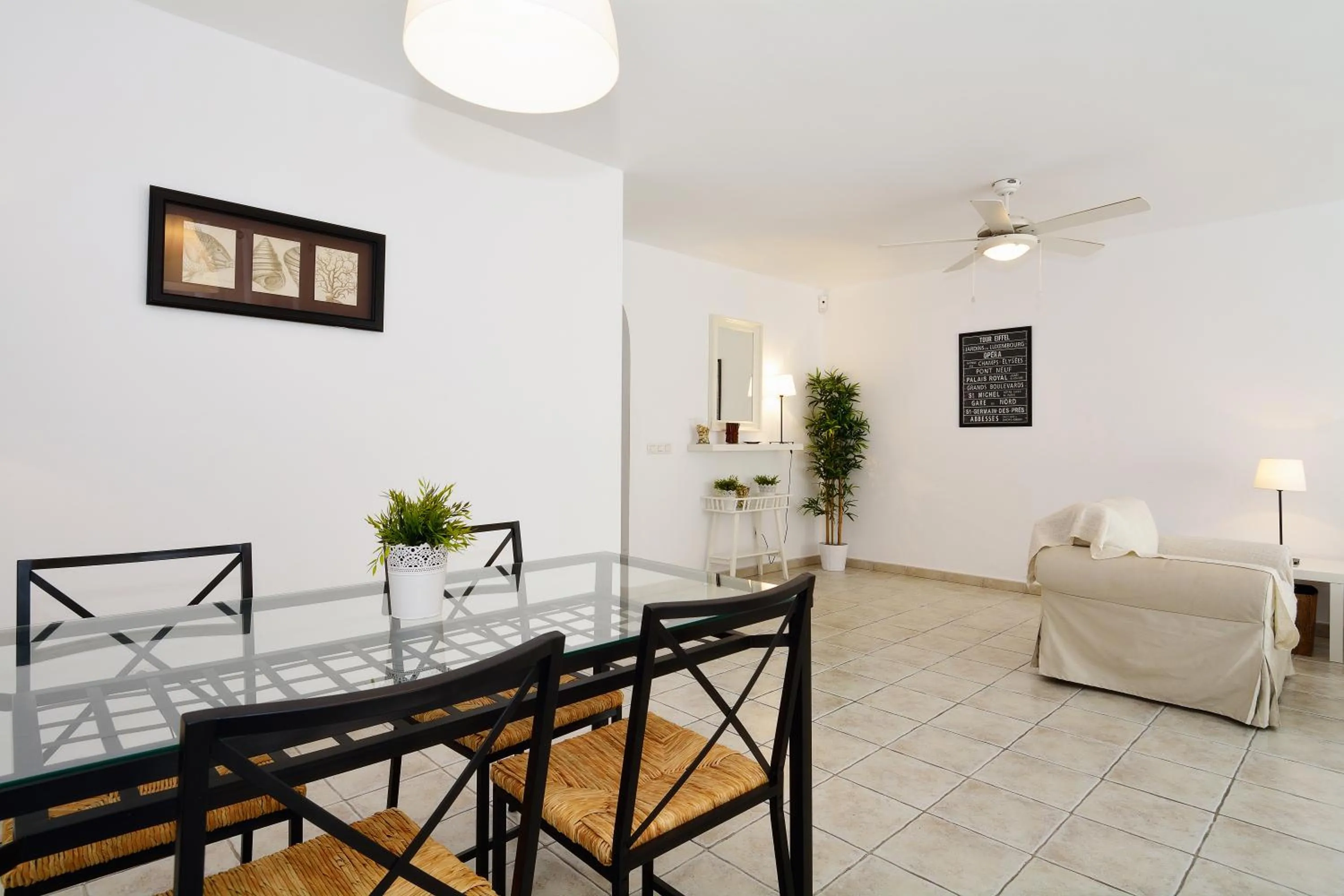 Living room in Villa Yucas