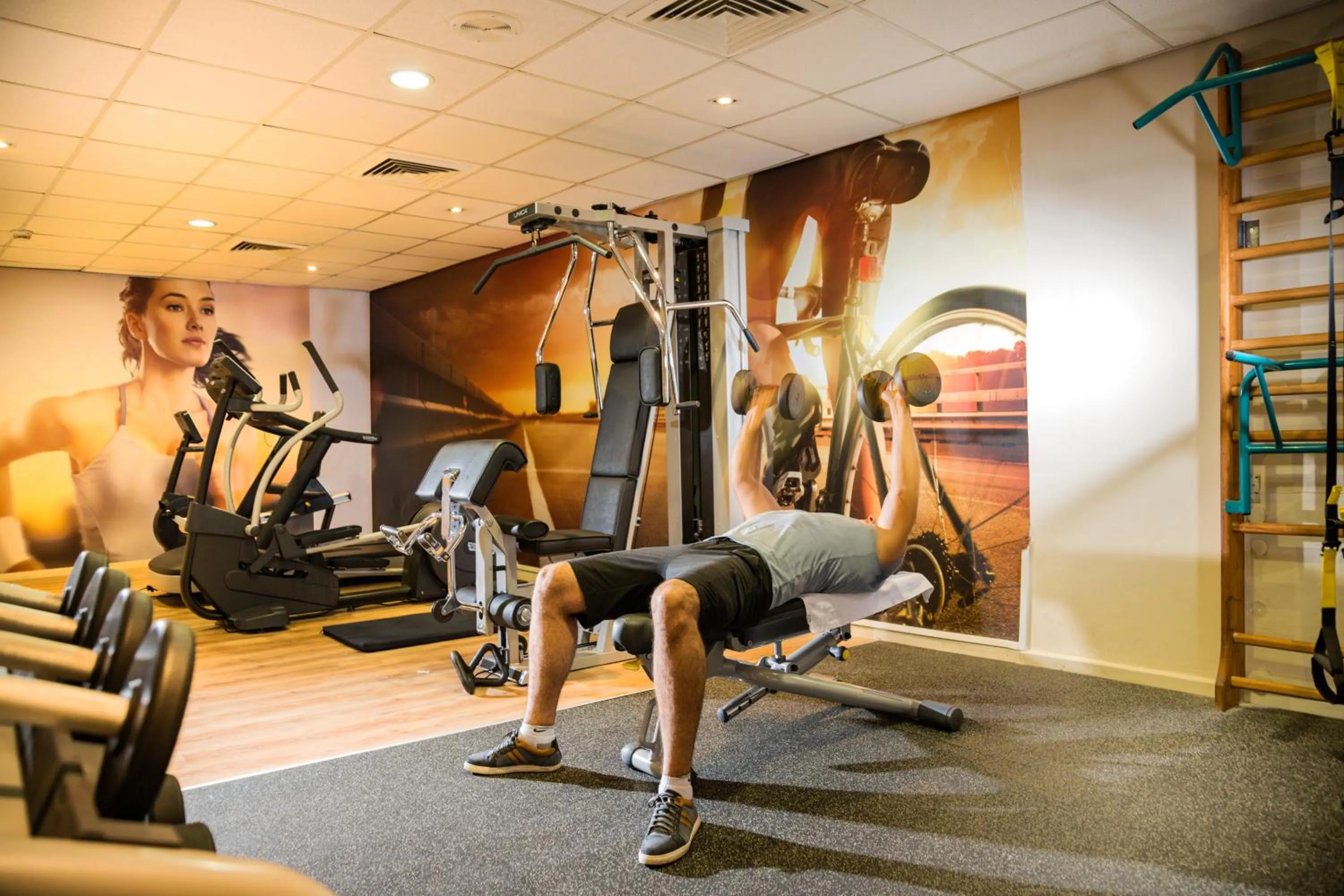 Fitness centre/facilities in Prima Royale Hotel