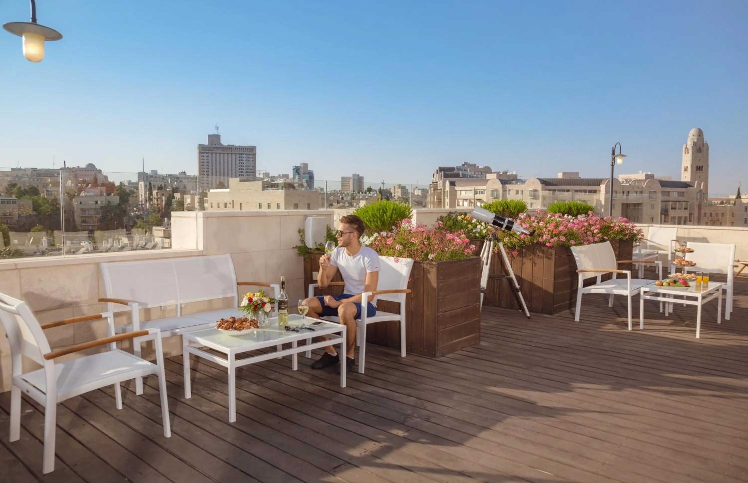 Balcony/Terrace in Prima Royale Hotel