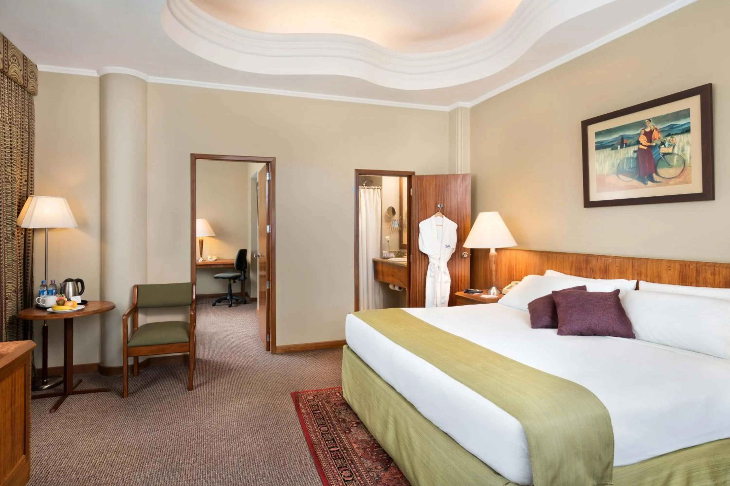 Bed in Hotel Palace Guayaquil