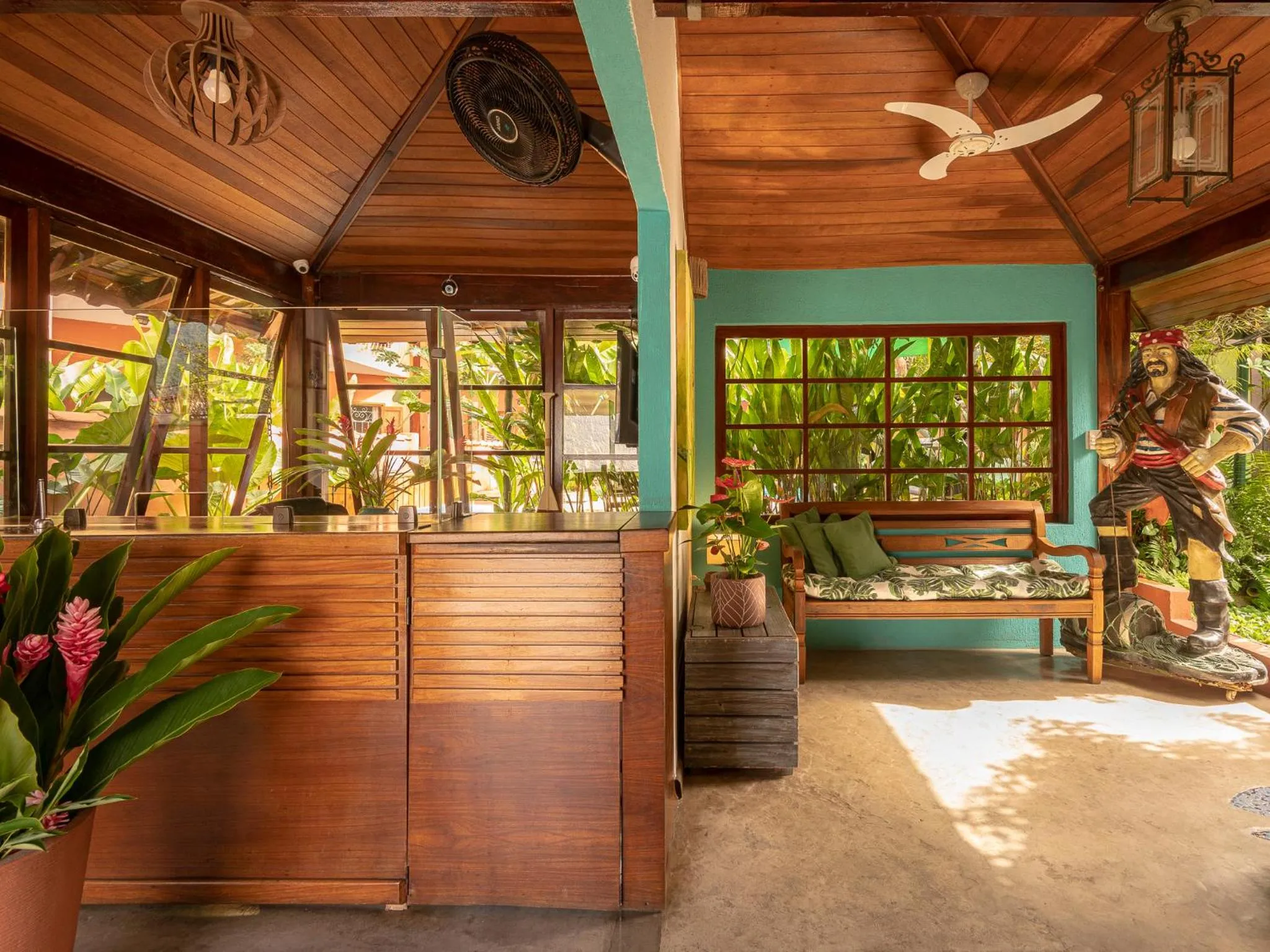 Lobby or reception in Pousada Atiaia