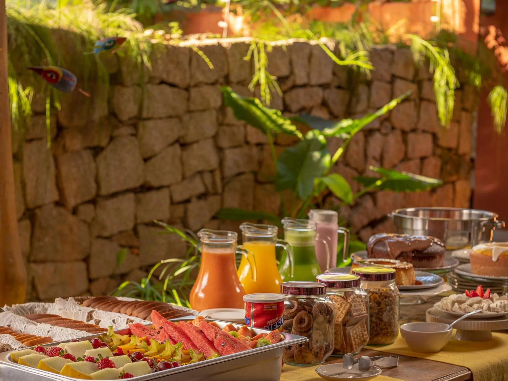 Breakfast in Pousada Atiaia