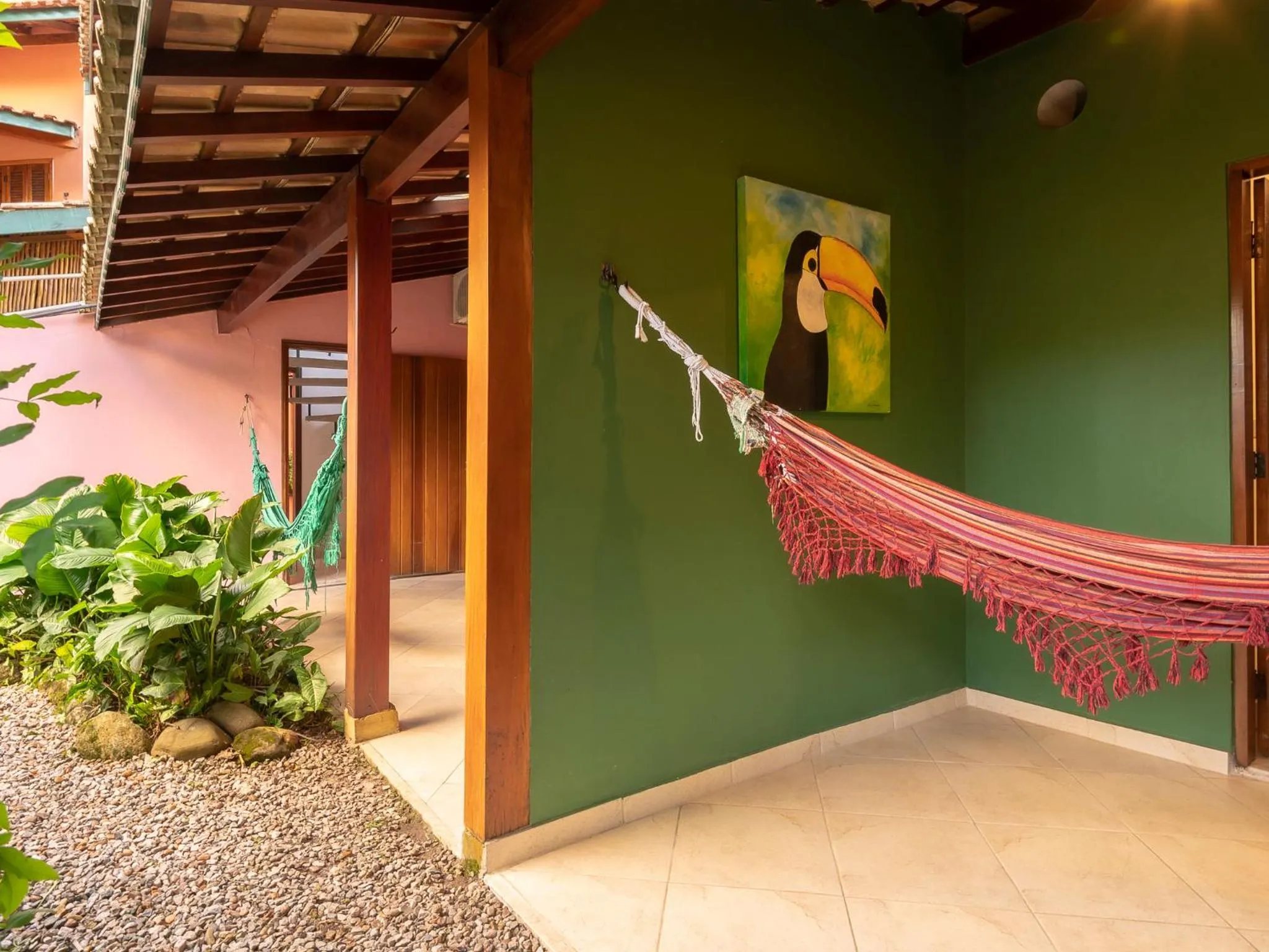 Balcony/Terrace in Pousada Atiaia