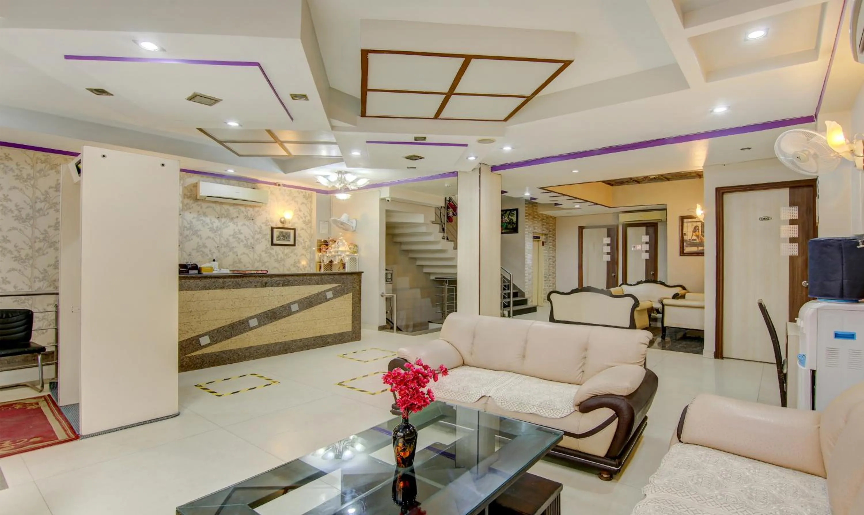 Seating area in Treebo Rockwell Plaza