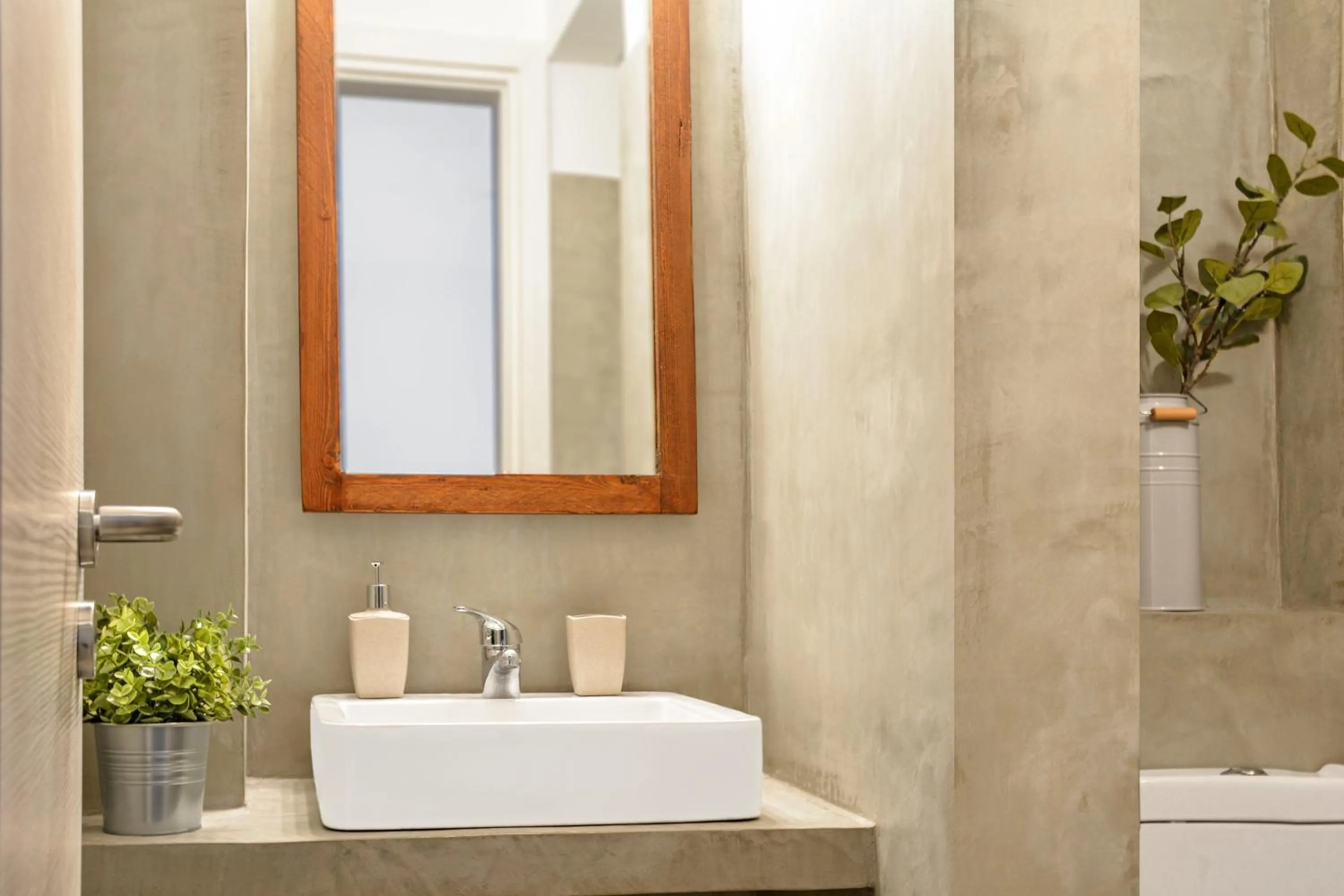 Bathroom in Athens Connection Apartments