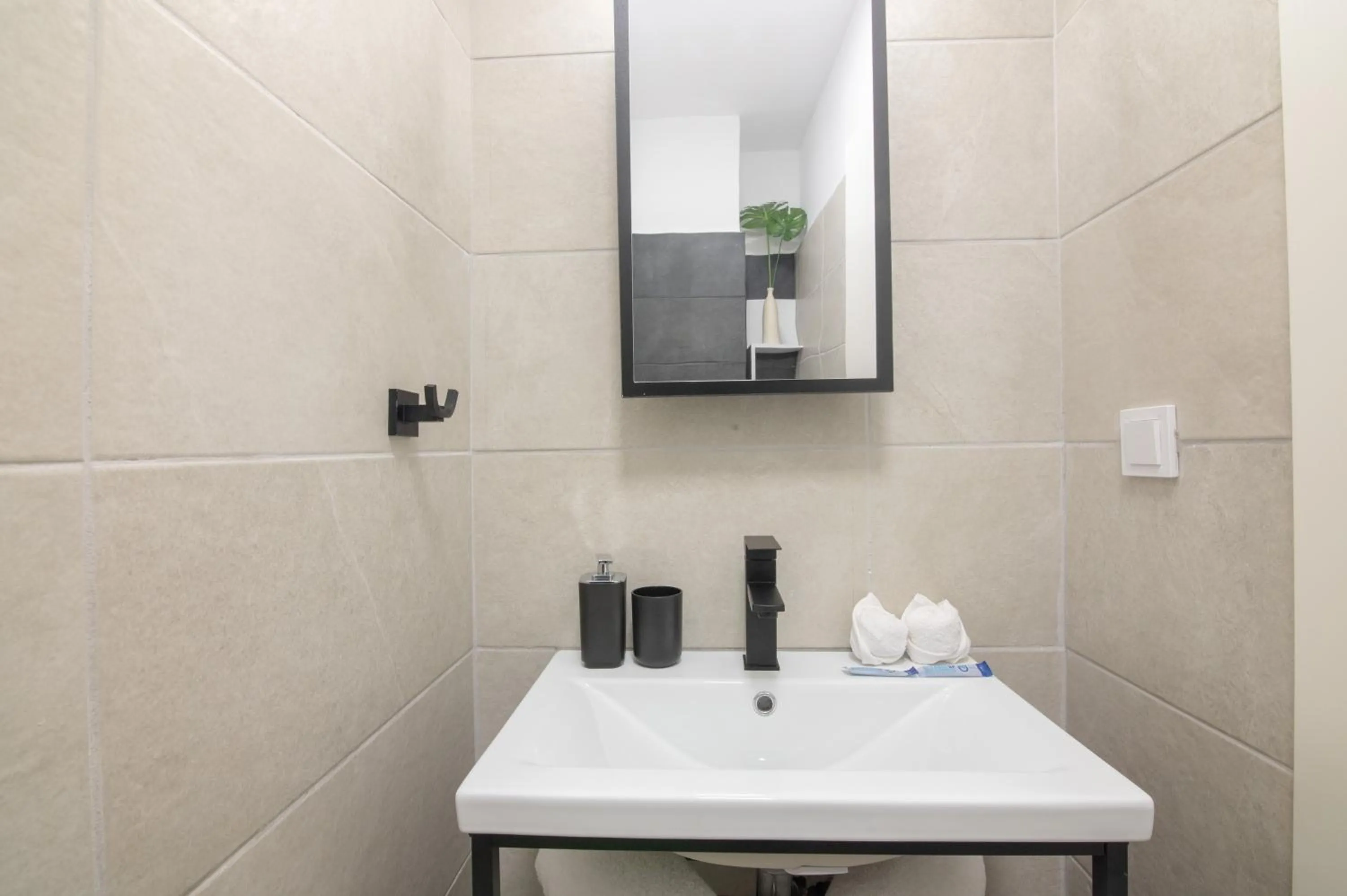 Bathroom in Athens Connection Apartments