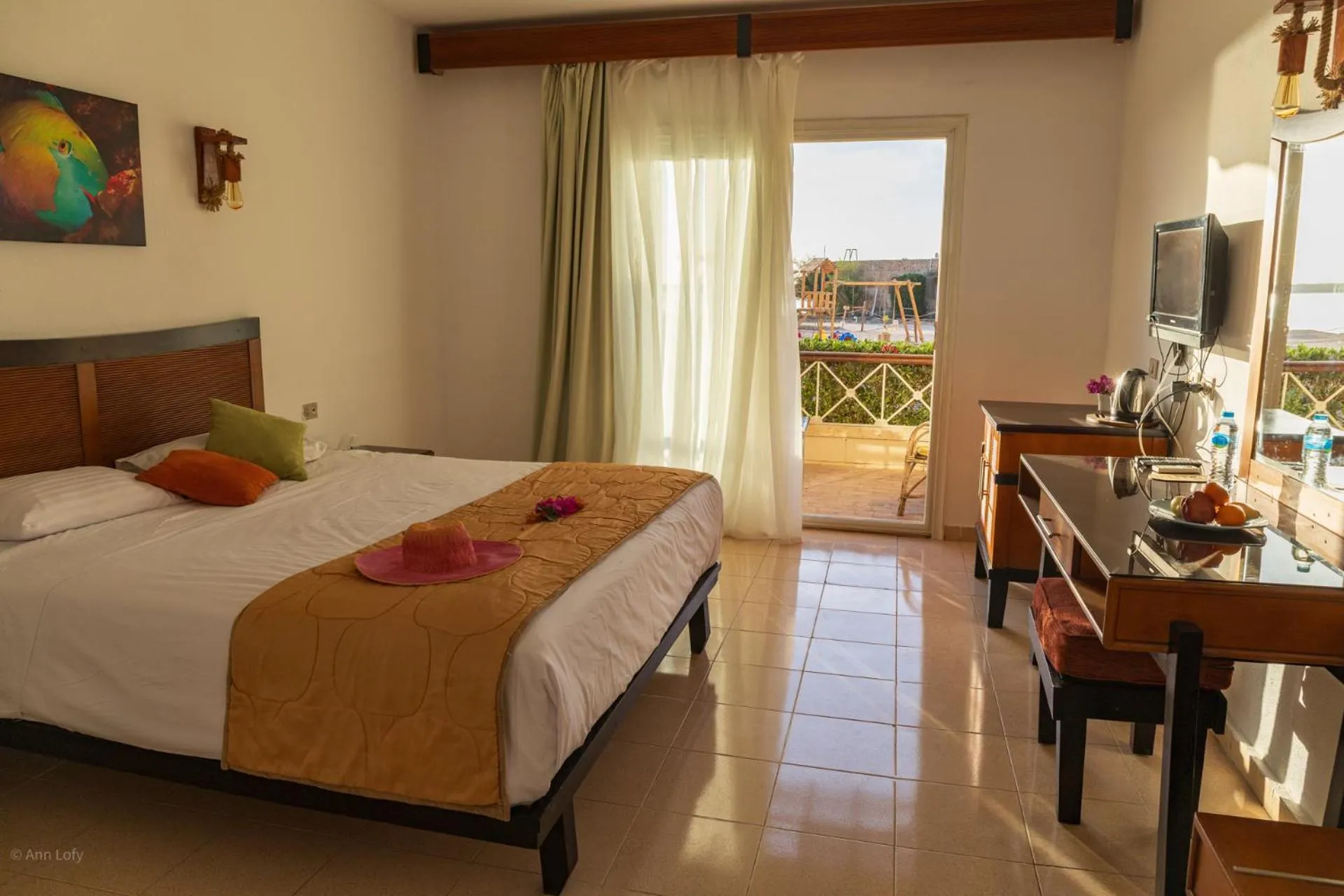 Bed in Sharm El Naga Resort and Diving Center