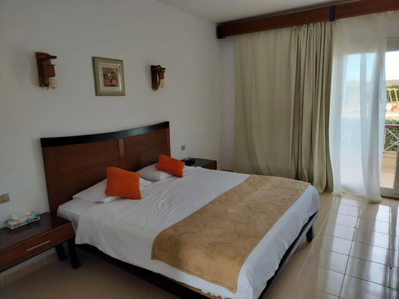 Bed in Sharm El Naga Resort and Diving Center