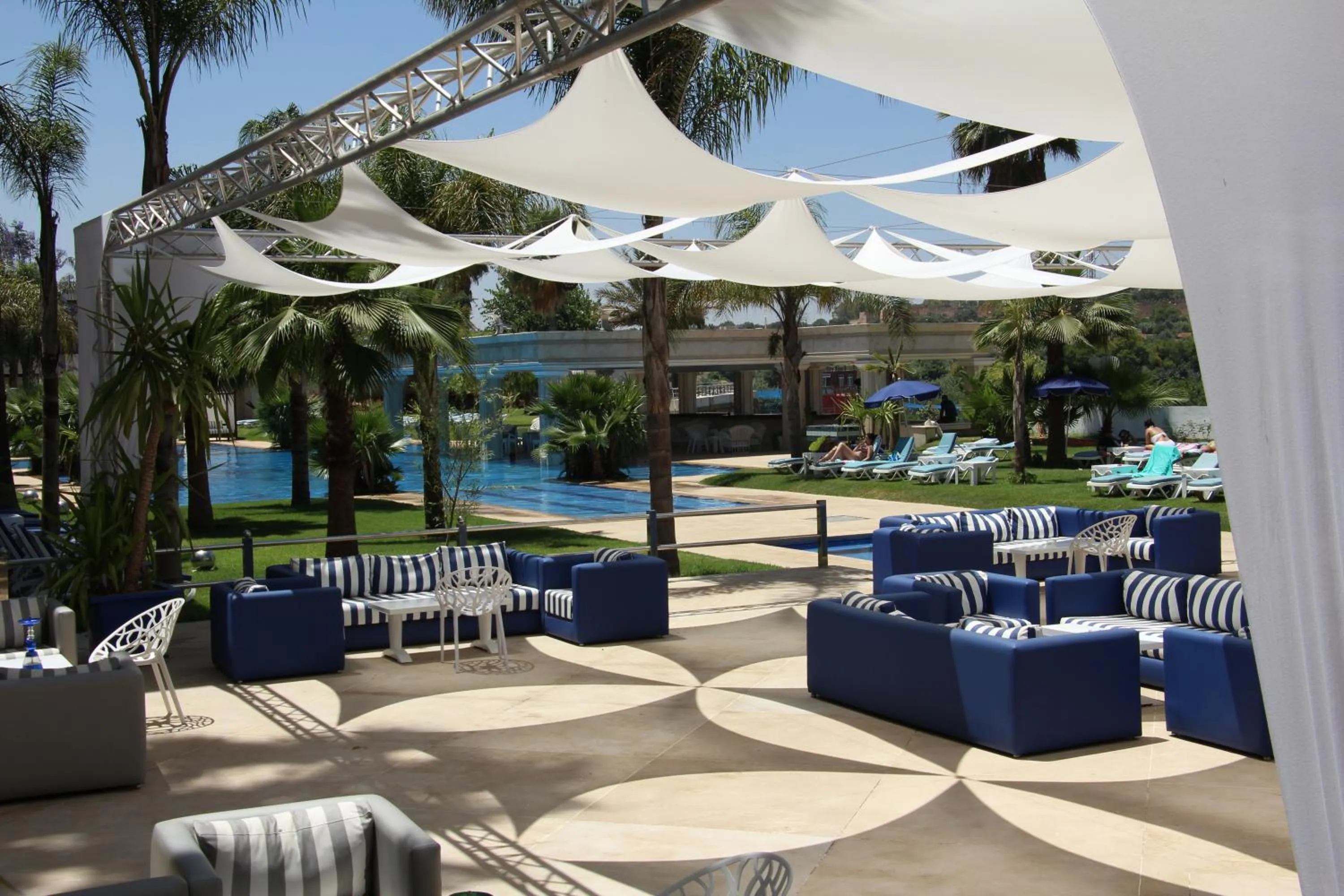 Patio in Zaki Hotel
