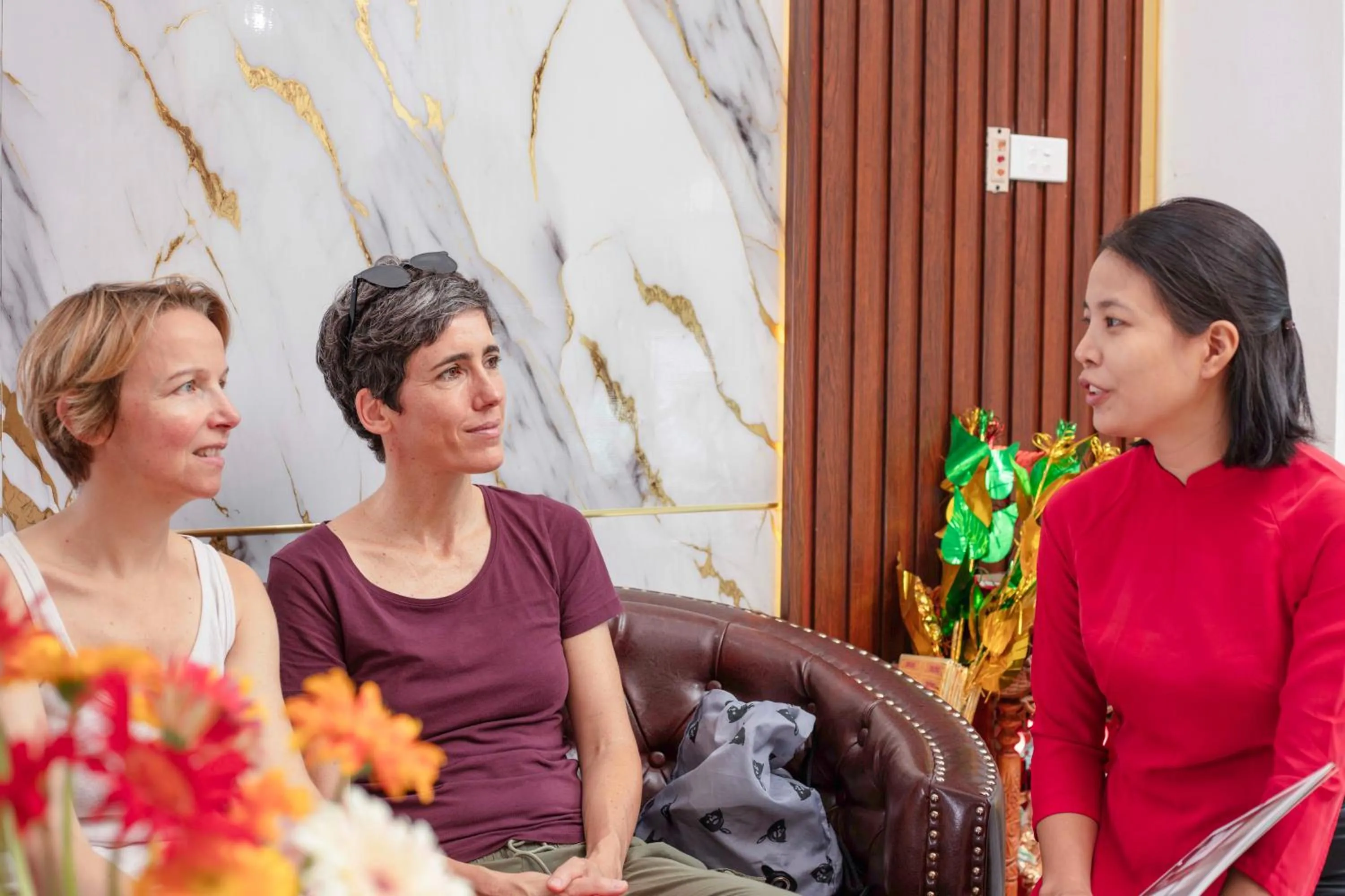 Lobby or reception in Phoenix Palace Hotel Hanoi