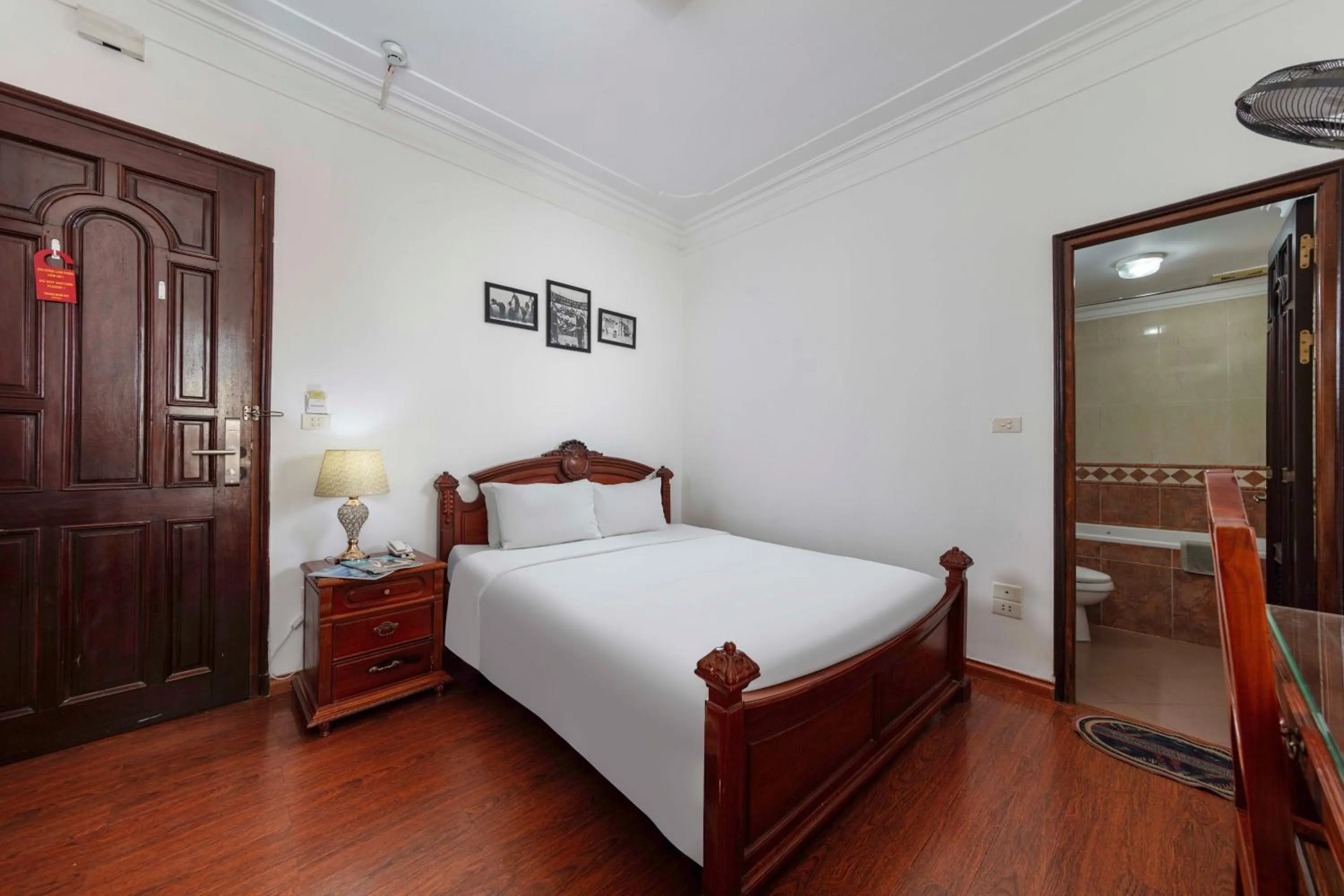 Bed in Phoenix Palace Hotel Hanoi