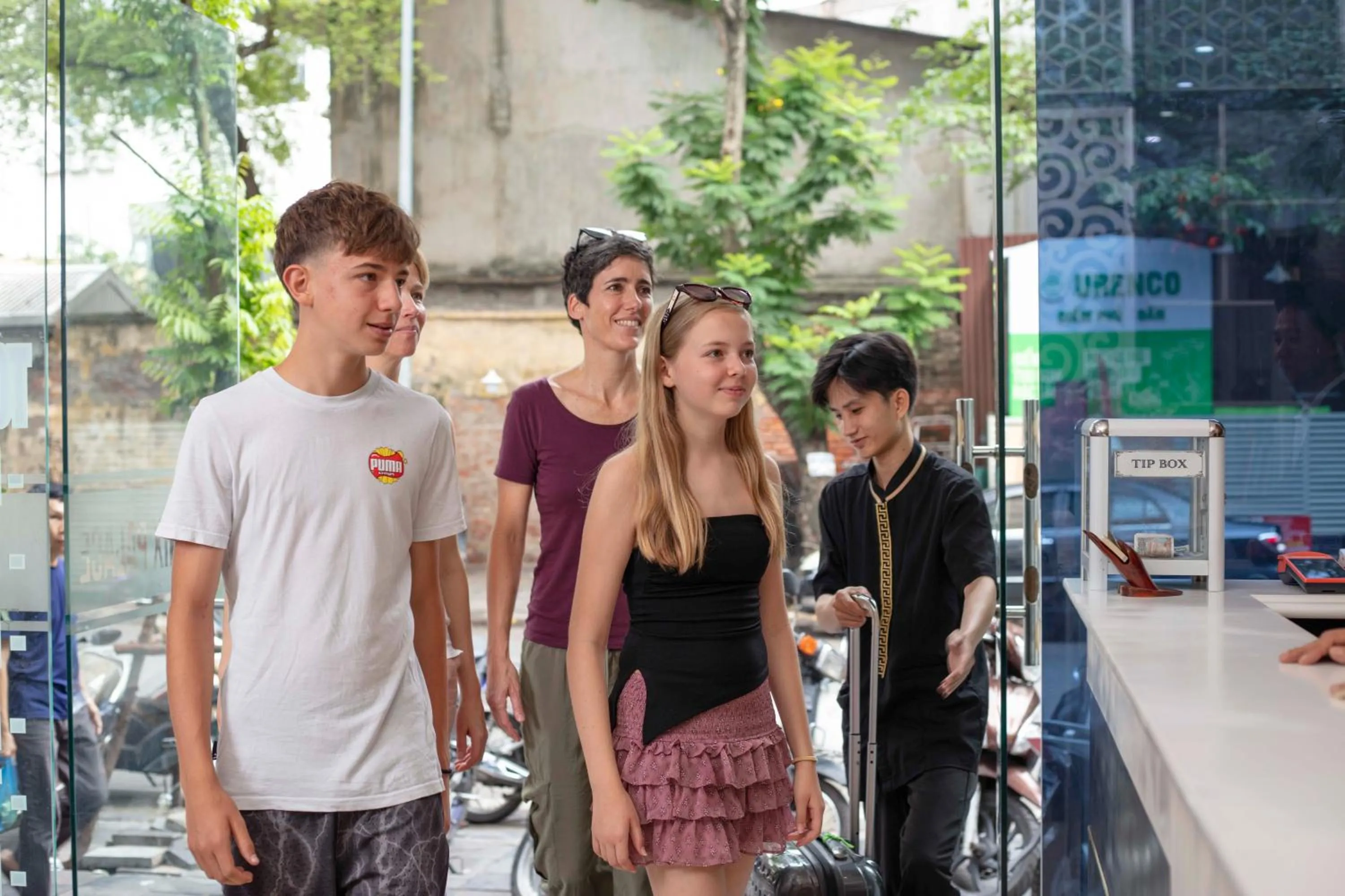 Lobby or reception in Phoenix Palace Hotel Hanoi