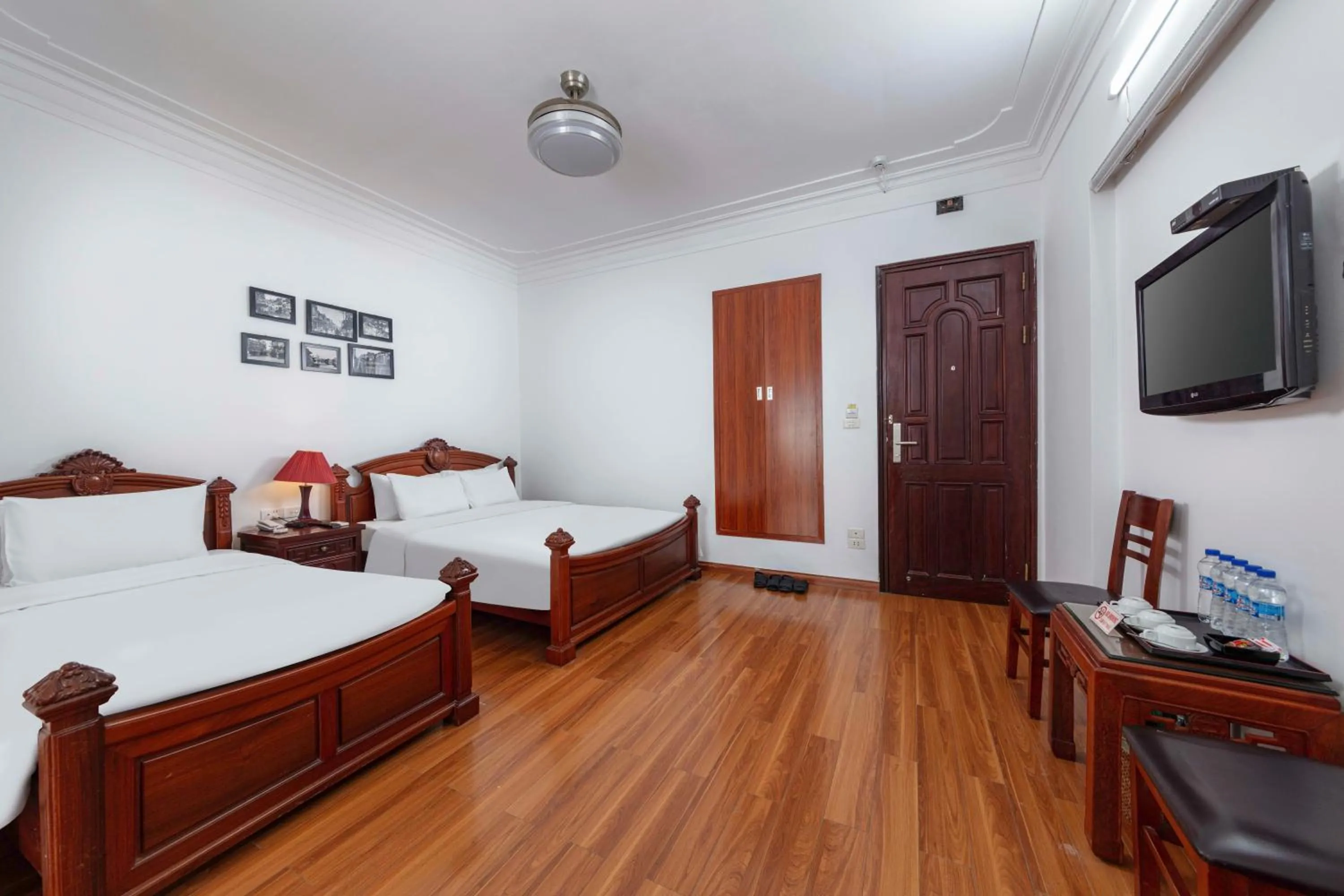 Bed in Phoenix Palace Hotel Hanoi