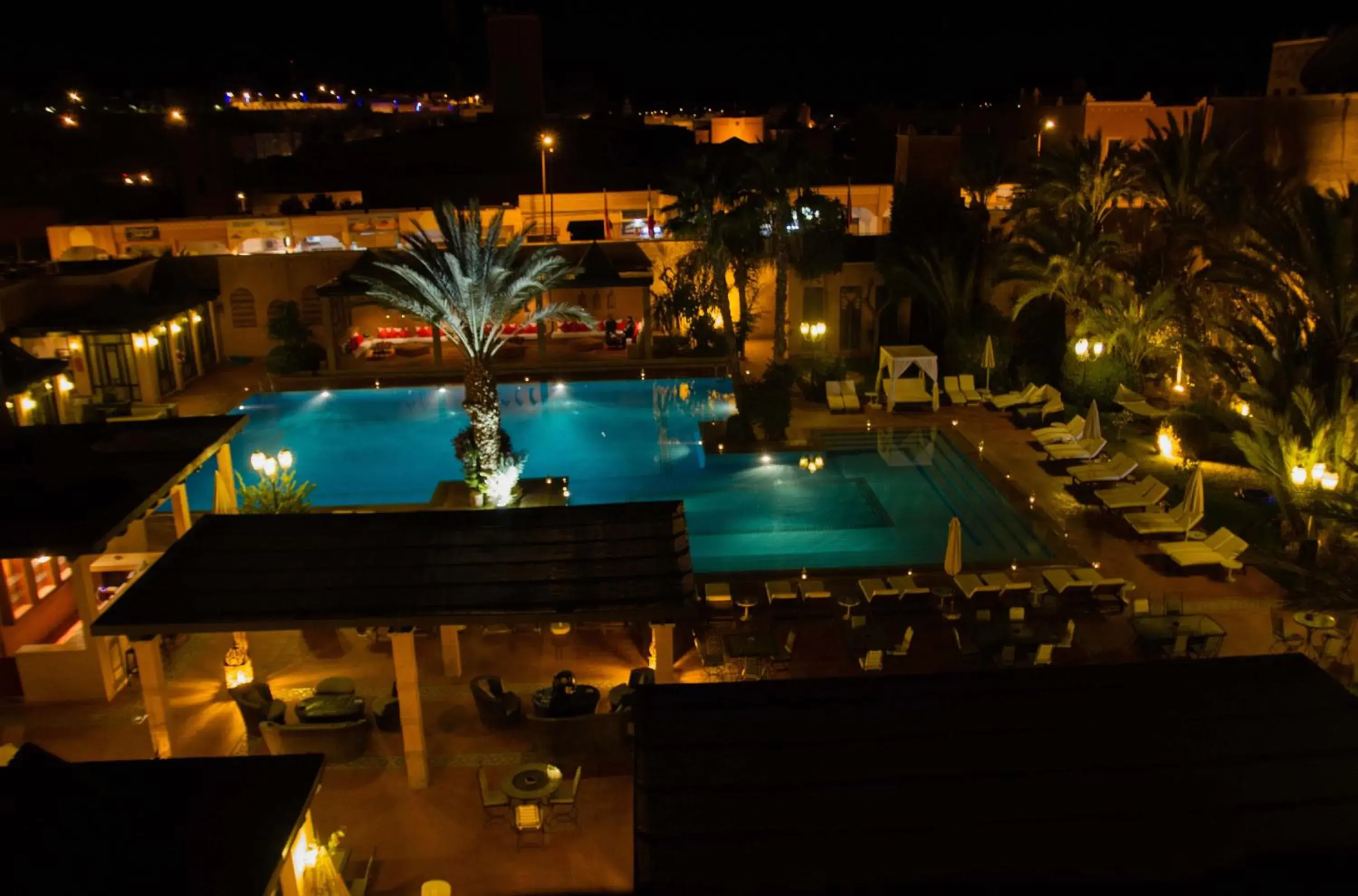 Pool view in Berbère Palace Pool view in Berbère Palace