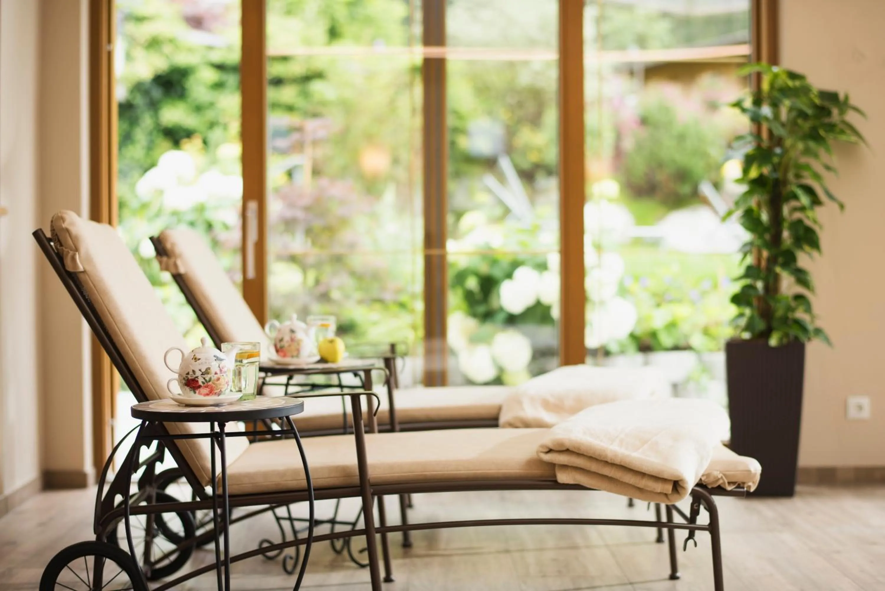 Sauna in Aktiv & Vitalhotel Bergcristall