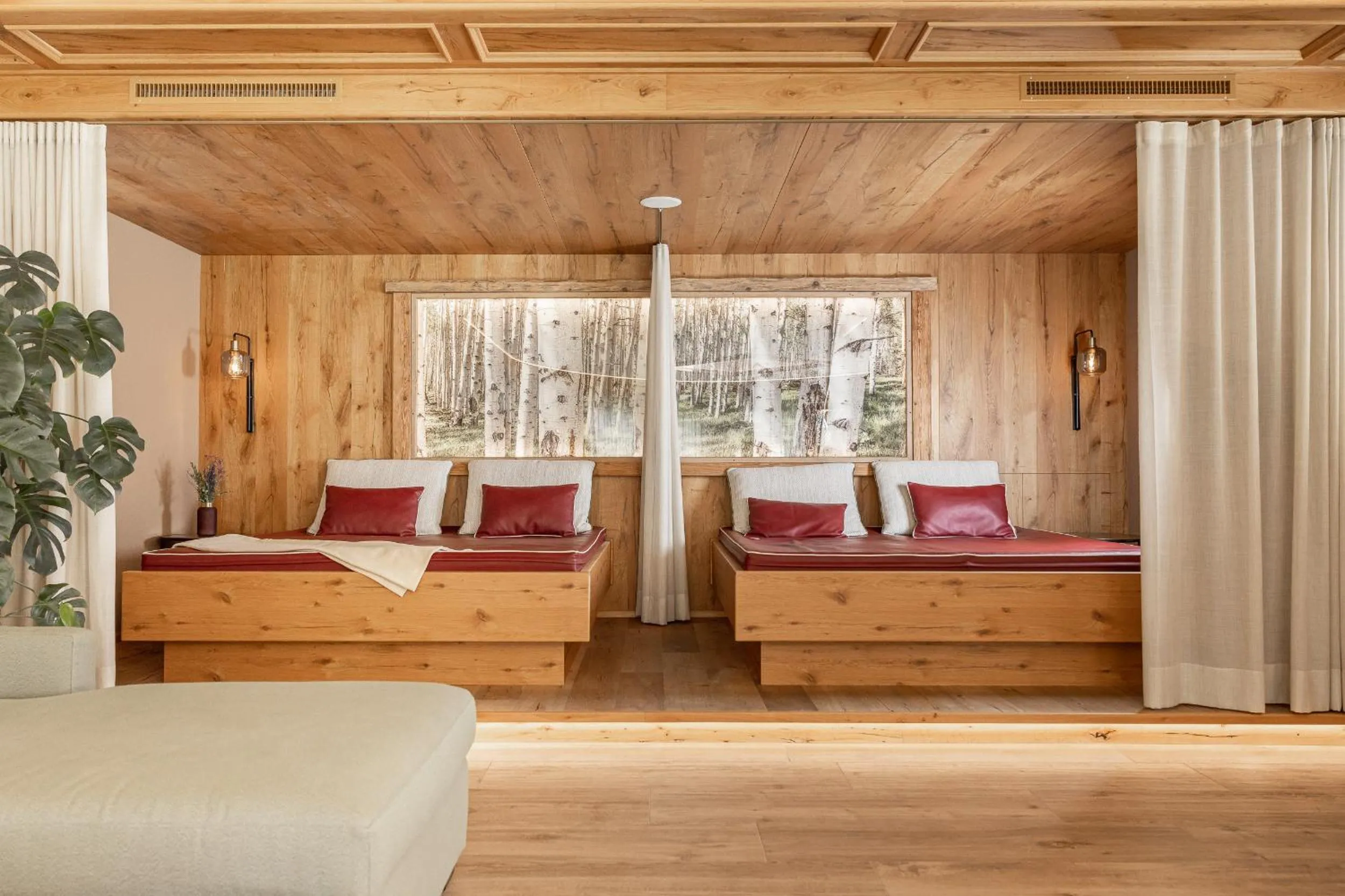 Sauna, Bed in Aktiv & Vitalhotel Bergcristall