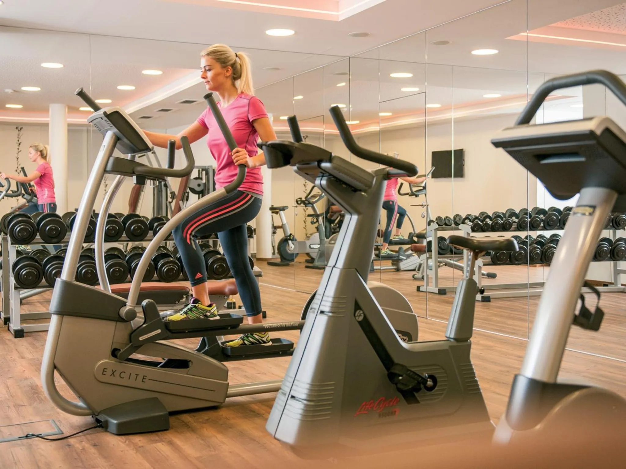 Fitness centre/facilities in Aktiv & Vitalhotel Bergcristall