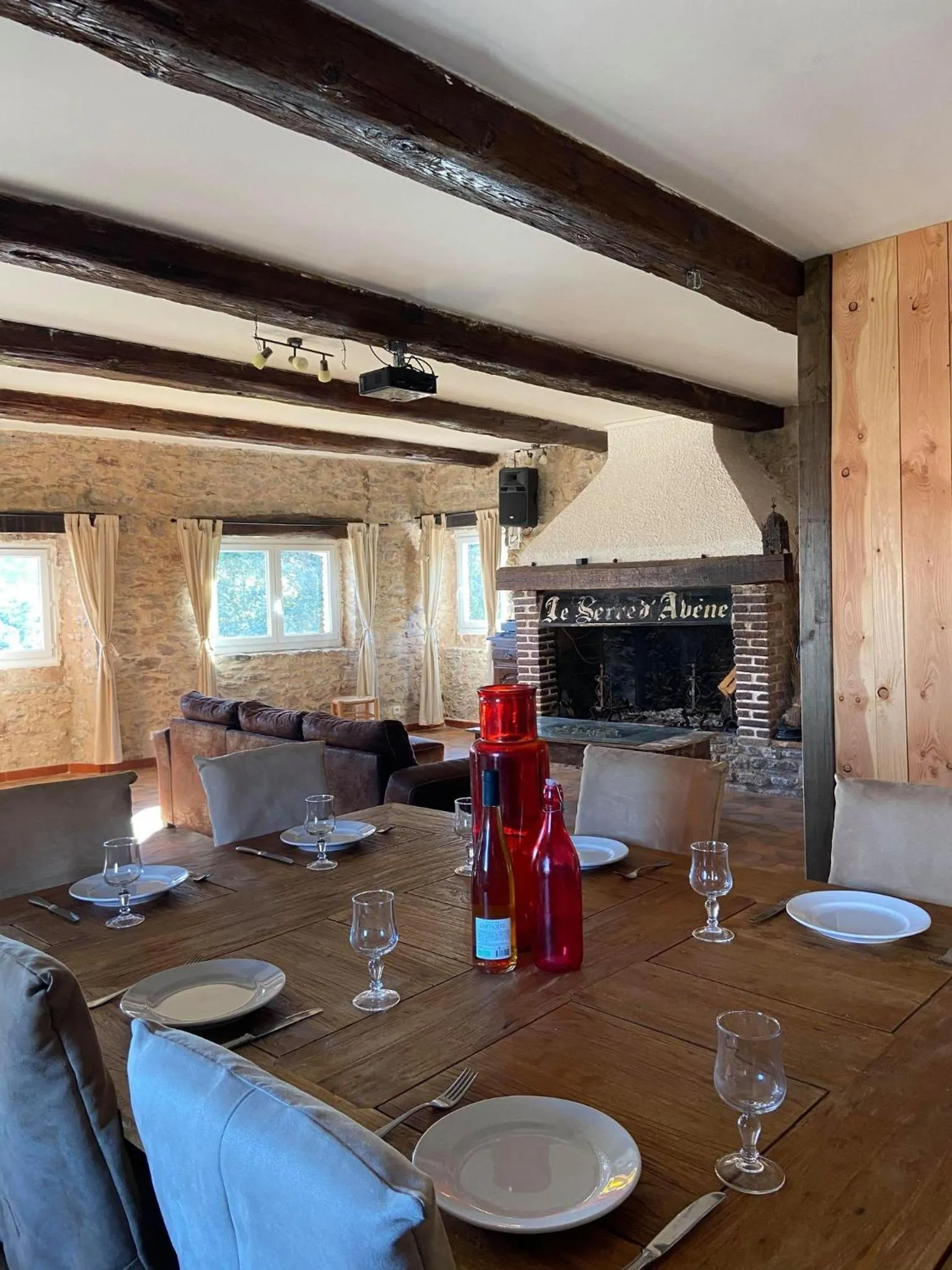 Seating area in Domaine du Serre d'Avène