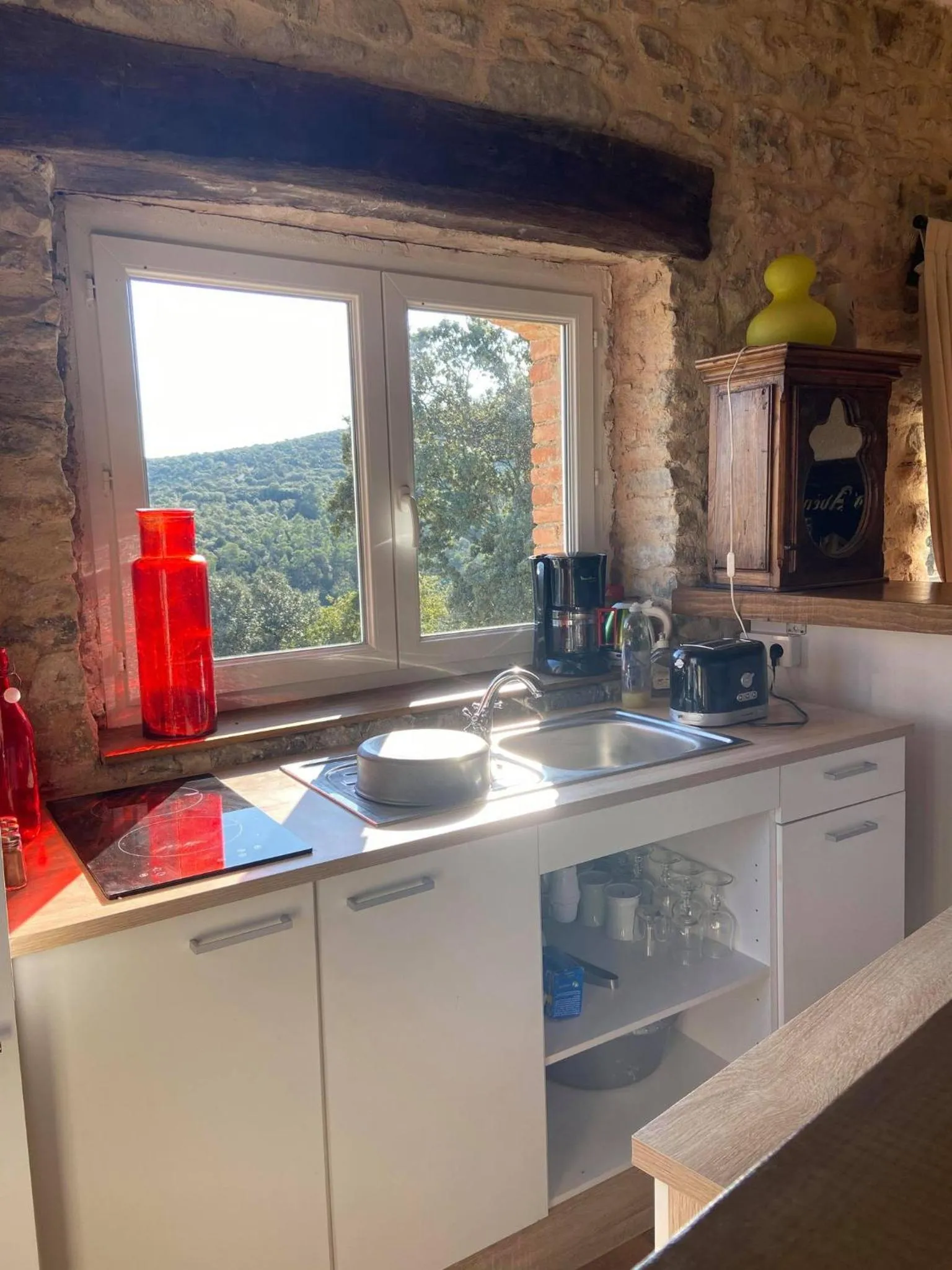 Coffee/tea facilities in Domaine du Serre d'Avène