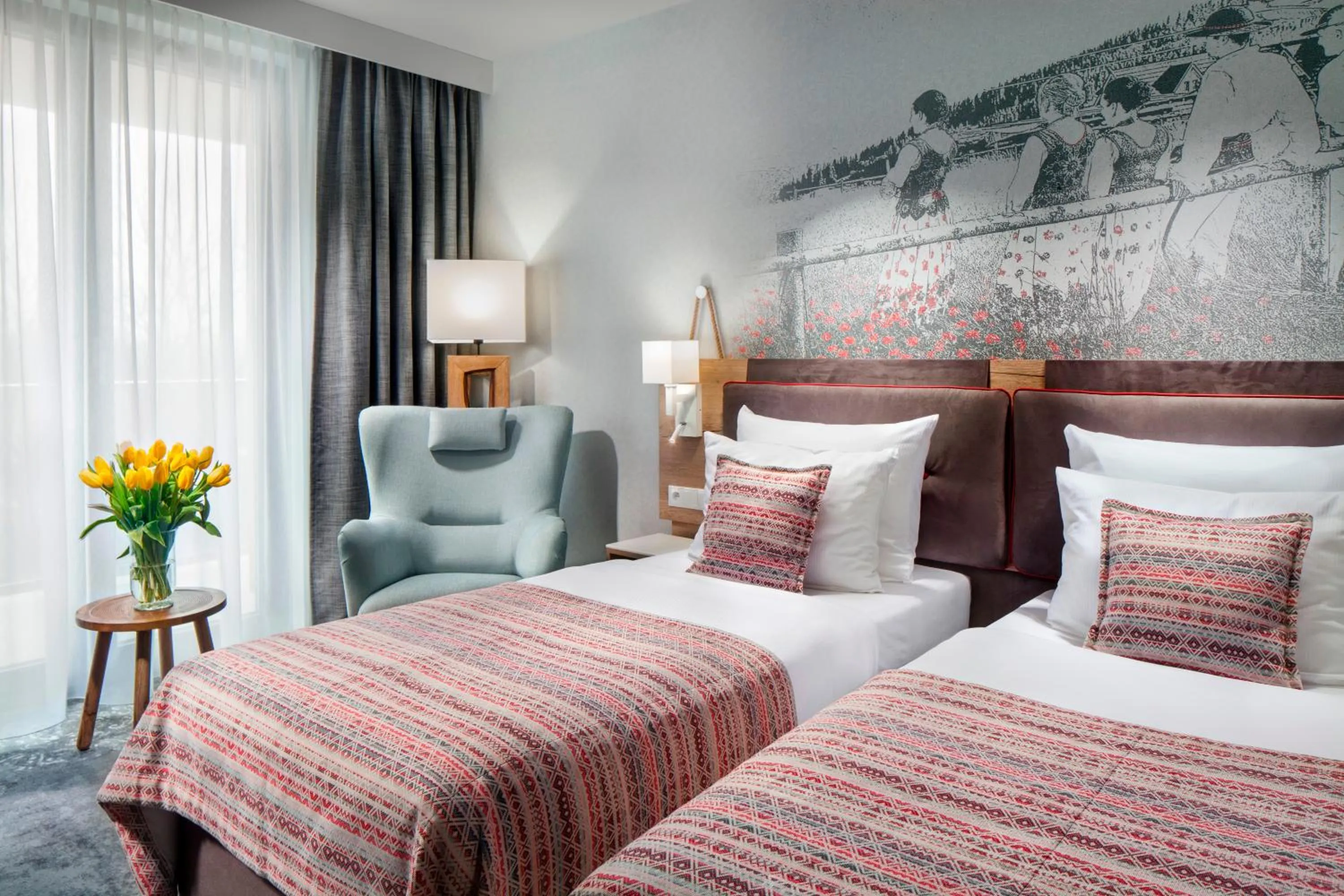 Bed in Hotel Aquarion Family & Friends - Destigo Hotels