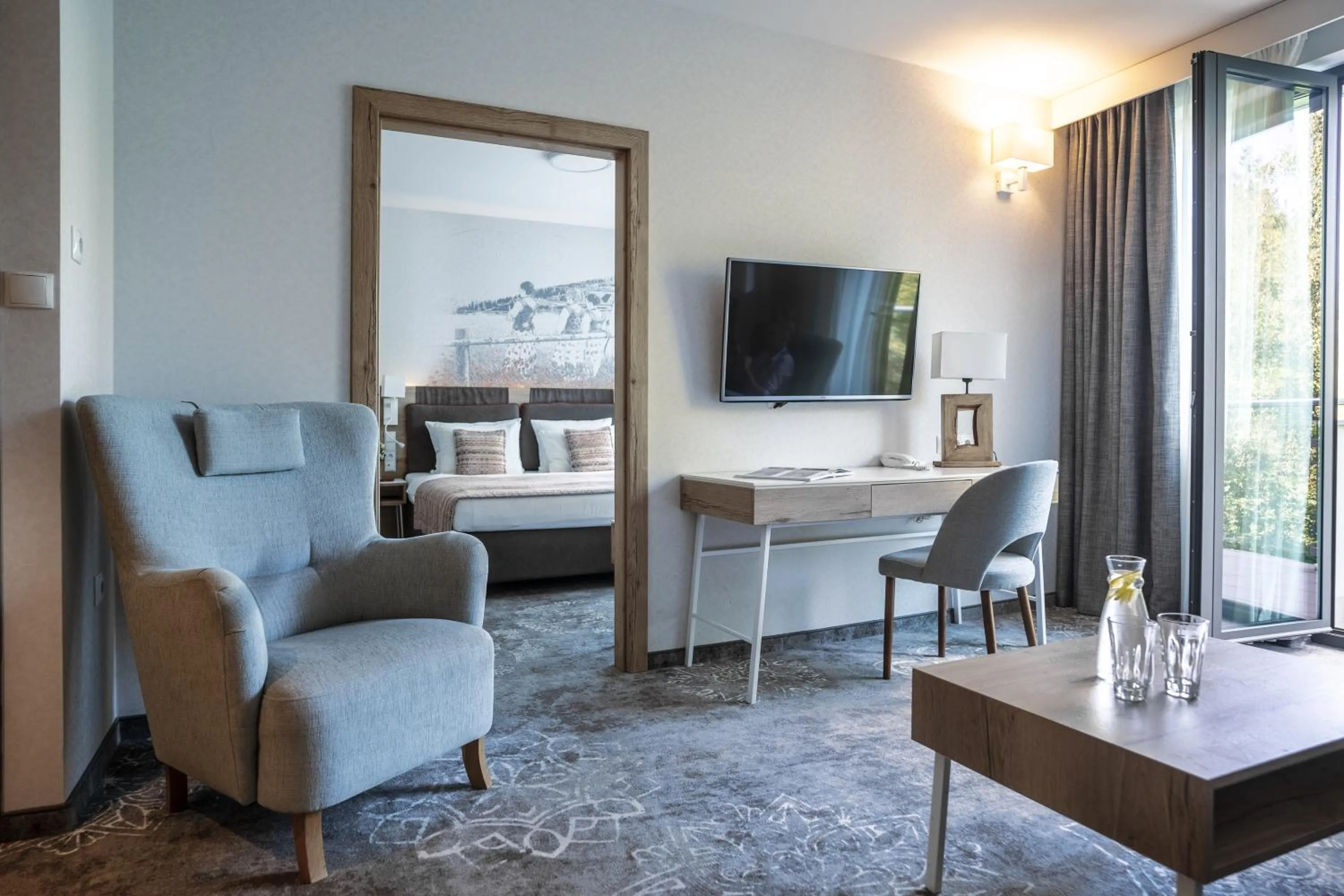 Communal lounge/ TV room in Hotel Aquarion Family & Friends - Destigo Hotels