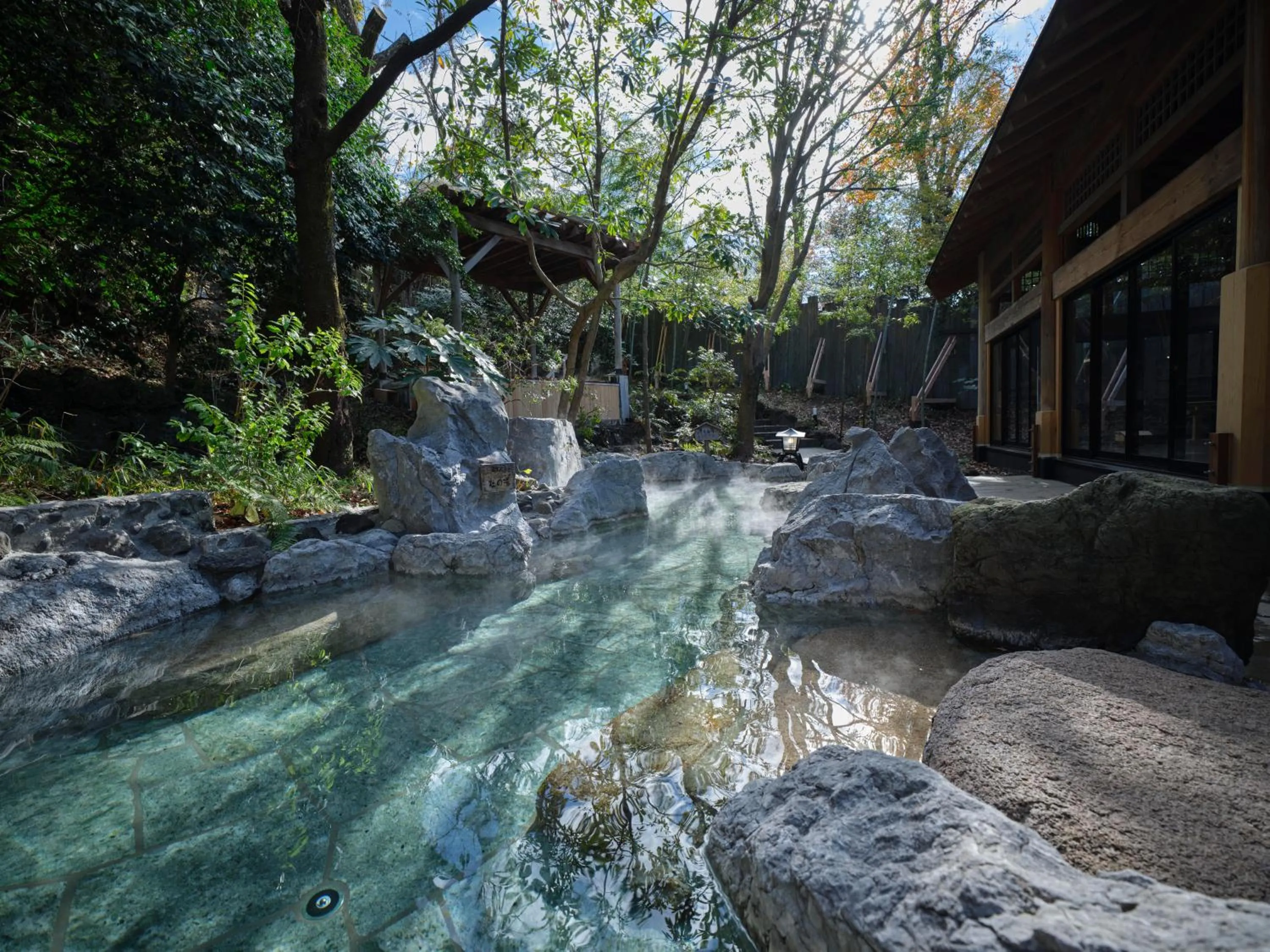 Open Air Bath in Mori no yu Kira No Sato Reopening on December 22, 2025