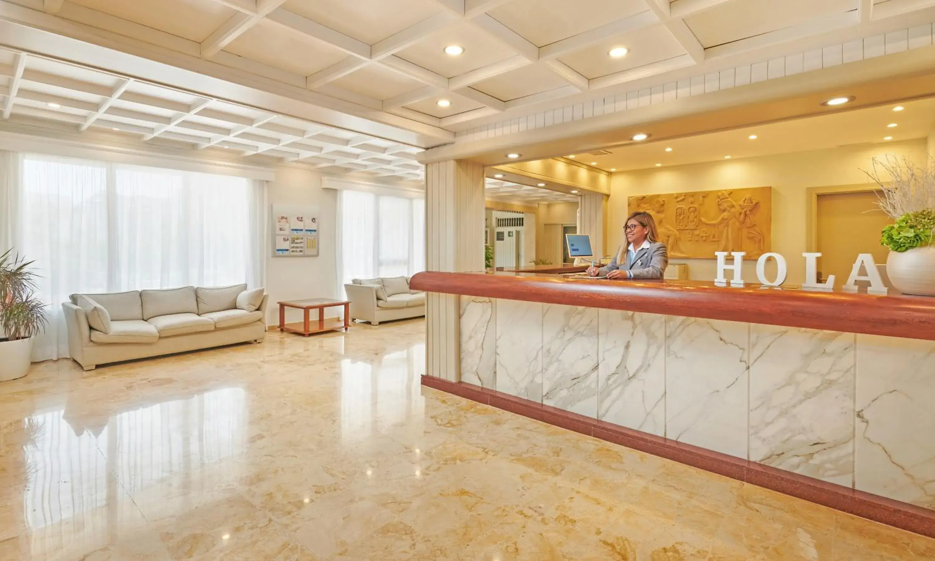 Lobby or reception in Grupotel Nilo & Spa Lobby or reception in Grupotel Nilo & Spa