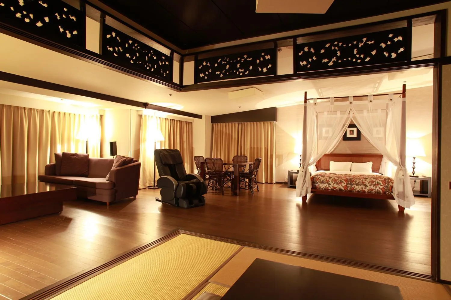 Living room, Bed in Wellness Forest Ito - Kyoritsu Resort