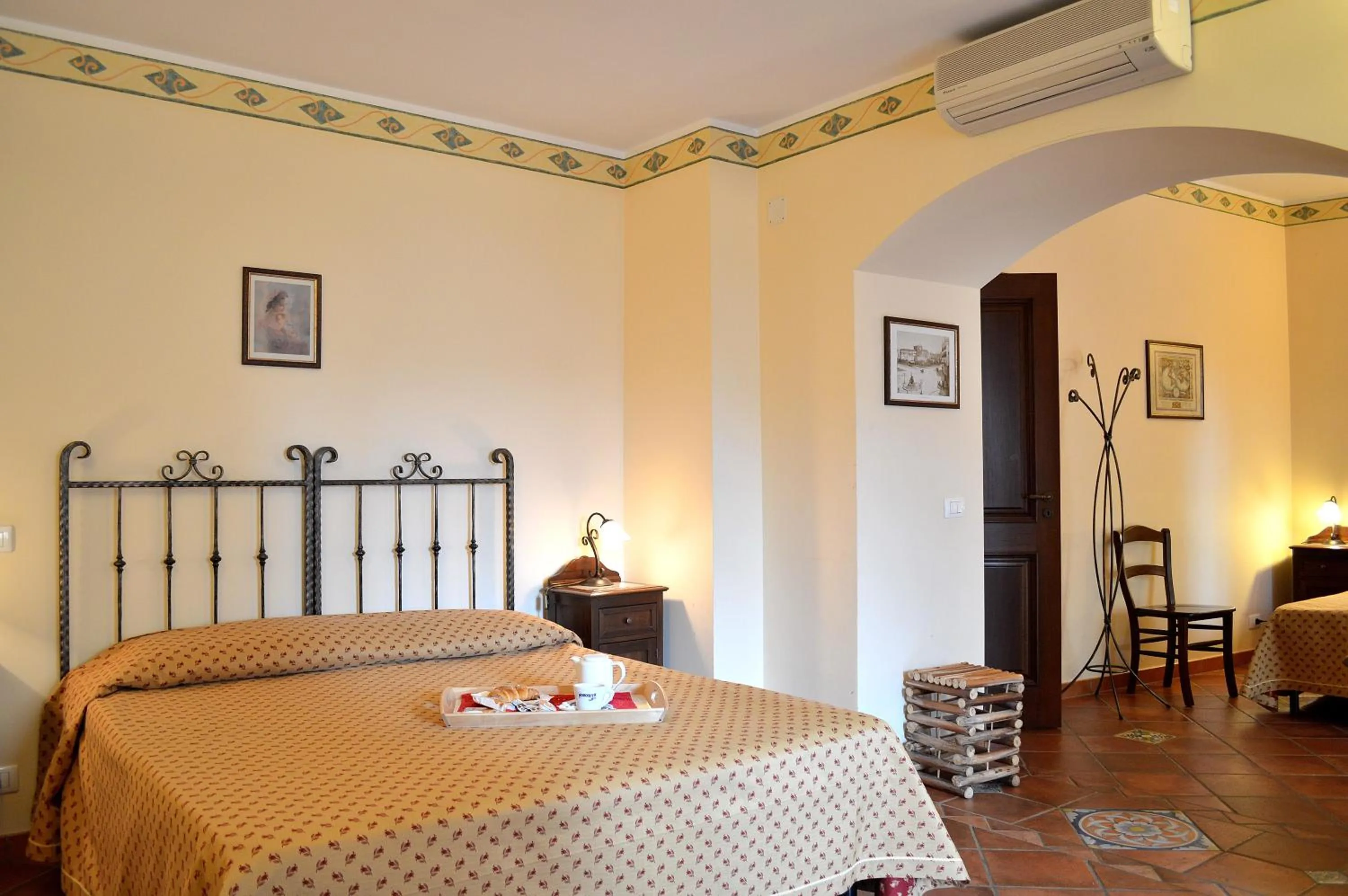 Decorative detail, Bed in Il Castello