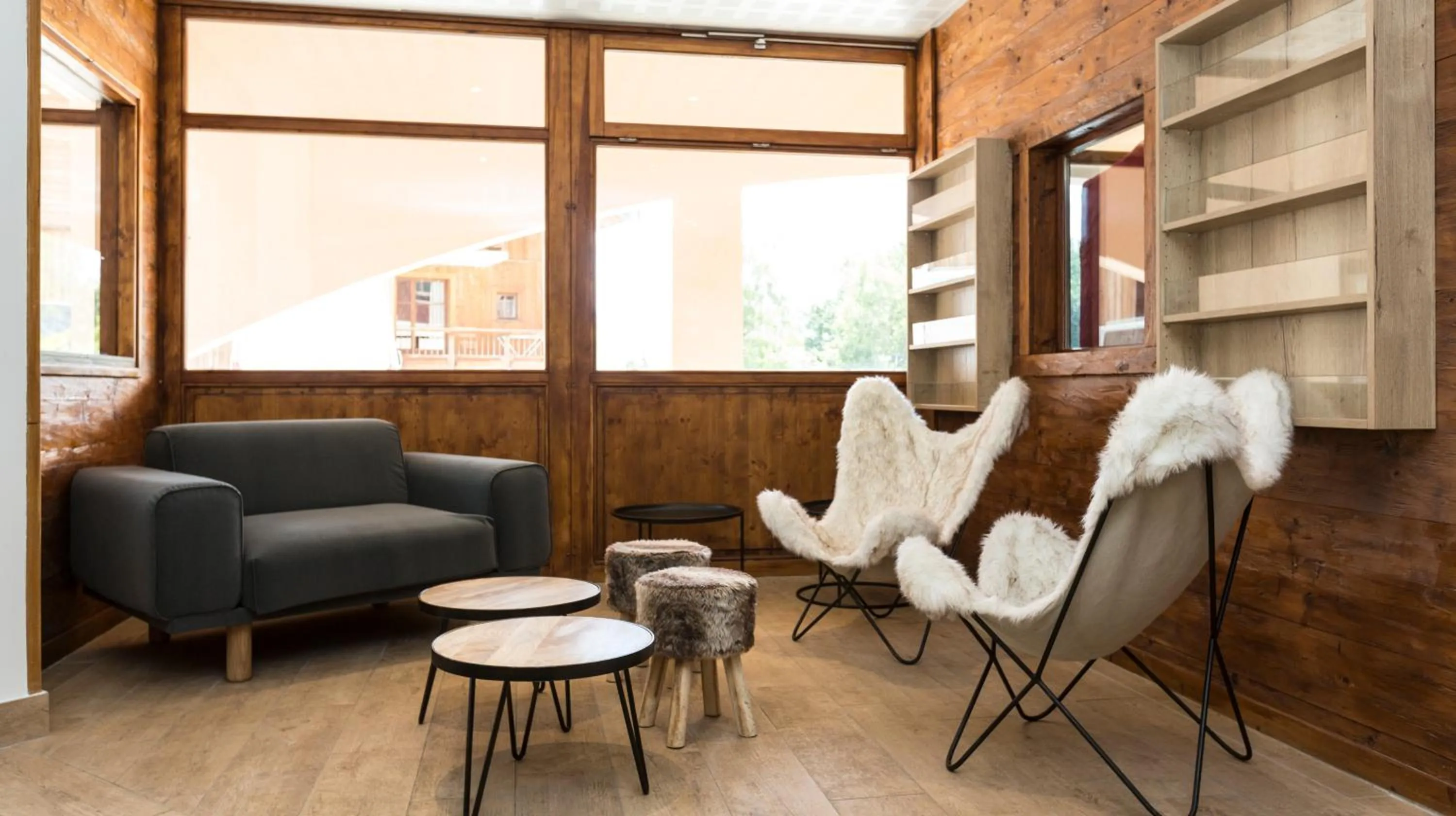 Living room in Résidence Odalys L'Orée des Pistes